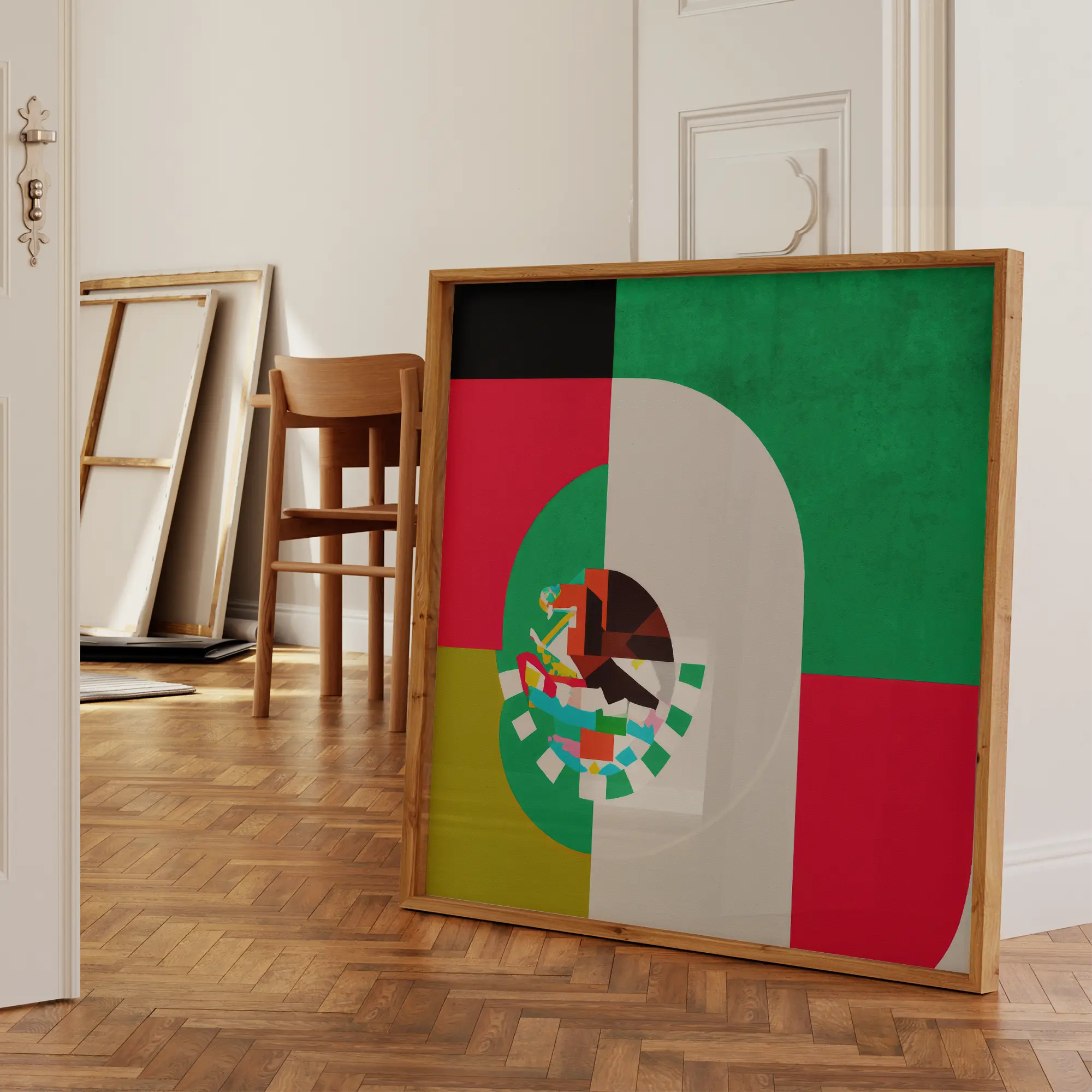 Mexico - Flag Inspired Art