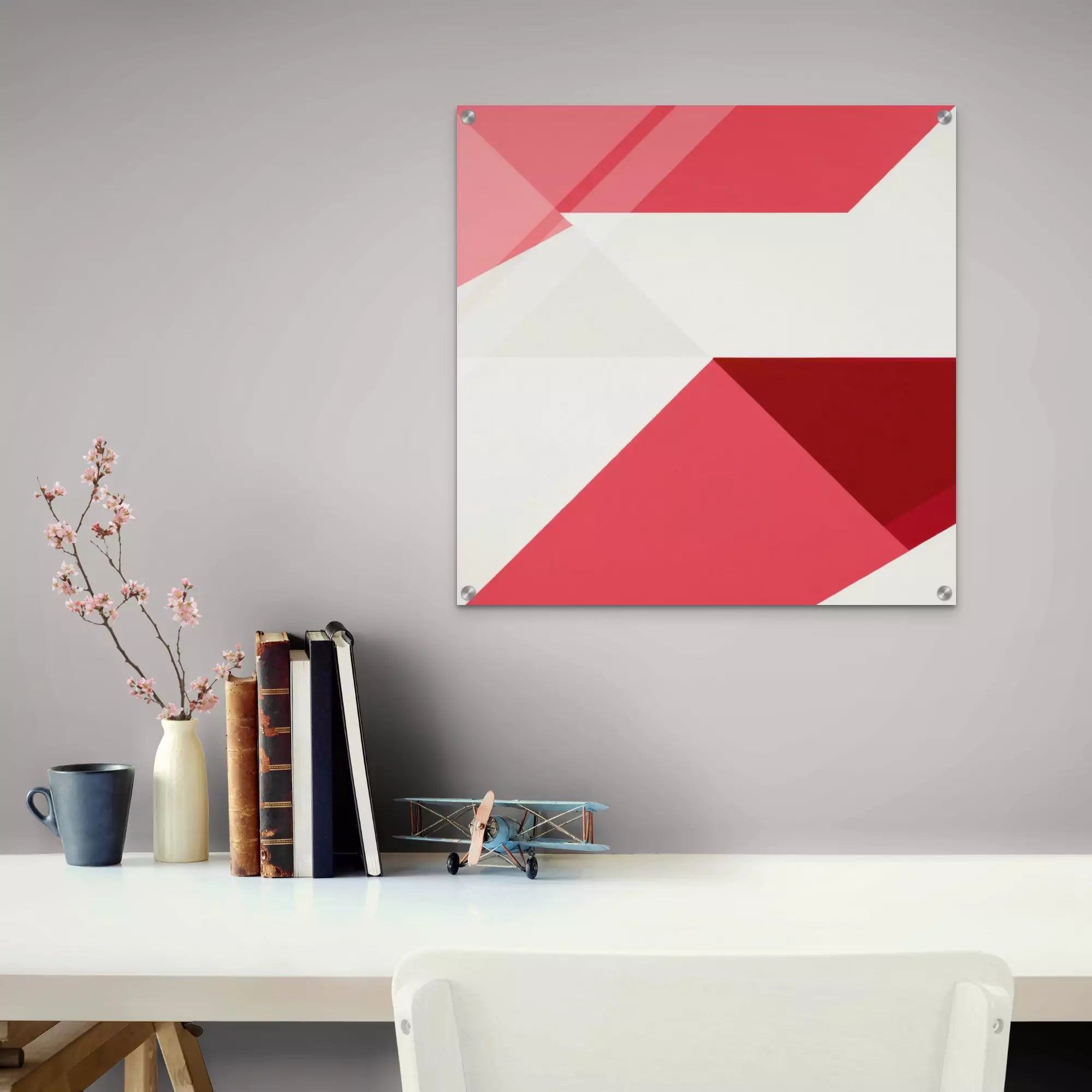 Austria - Flag Inspired Art