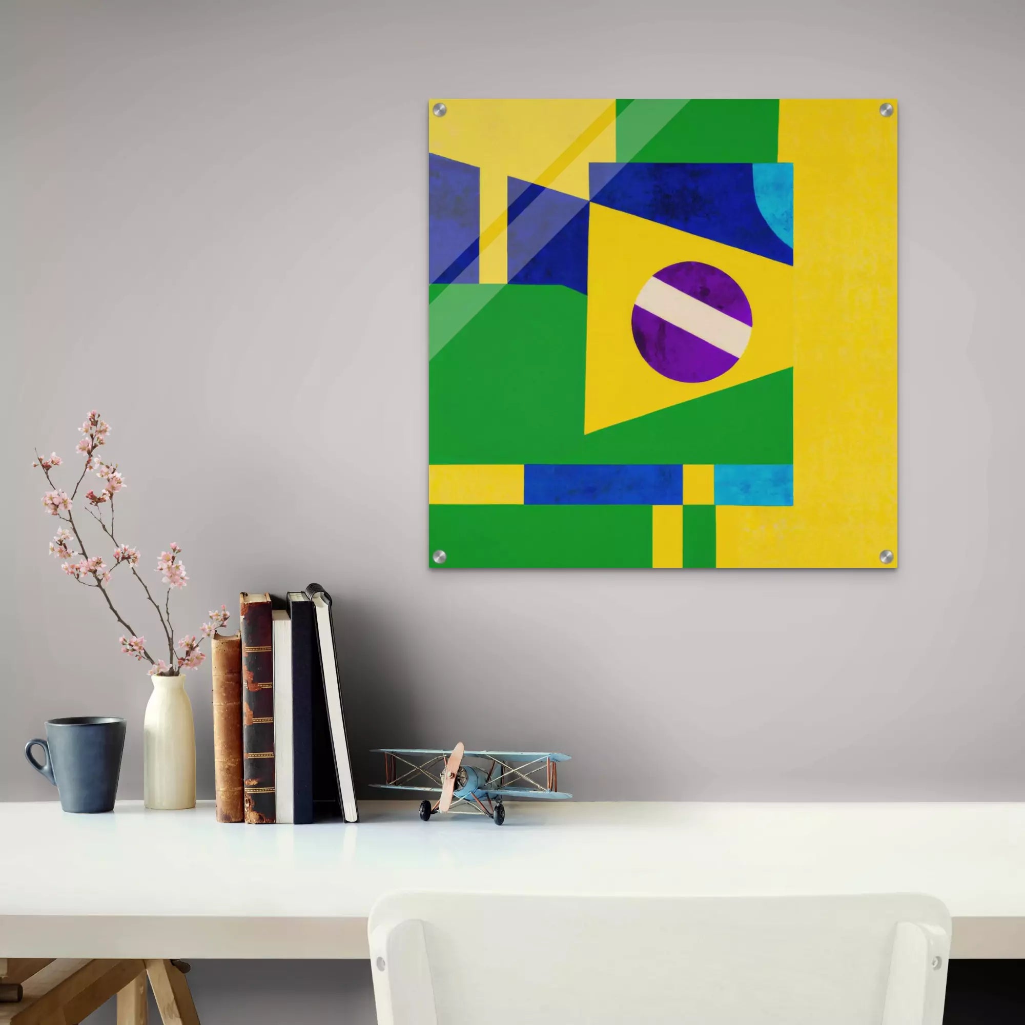 Brazil - Flag Inspired Art