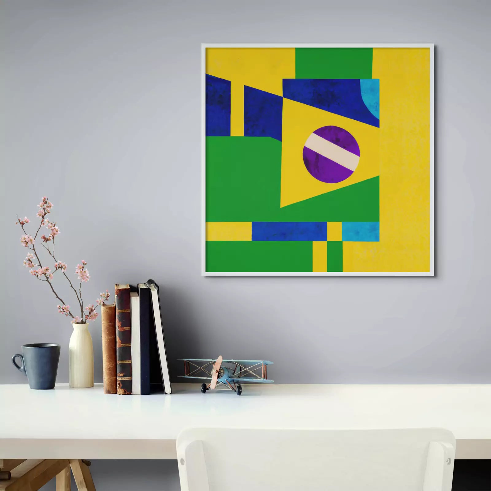 Brazil - Flag Inspired Art