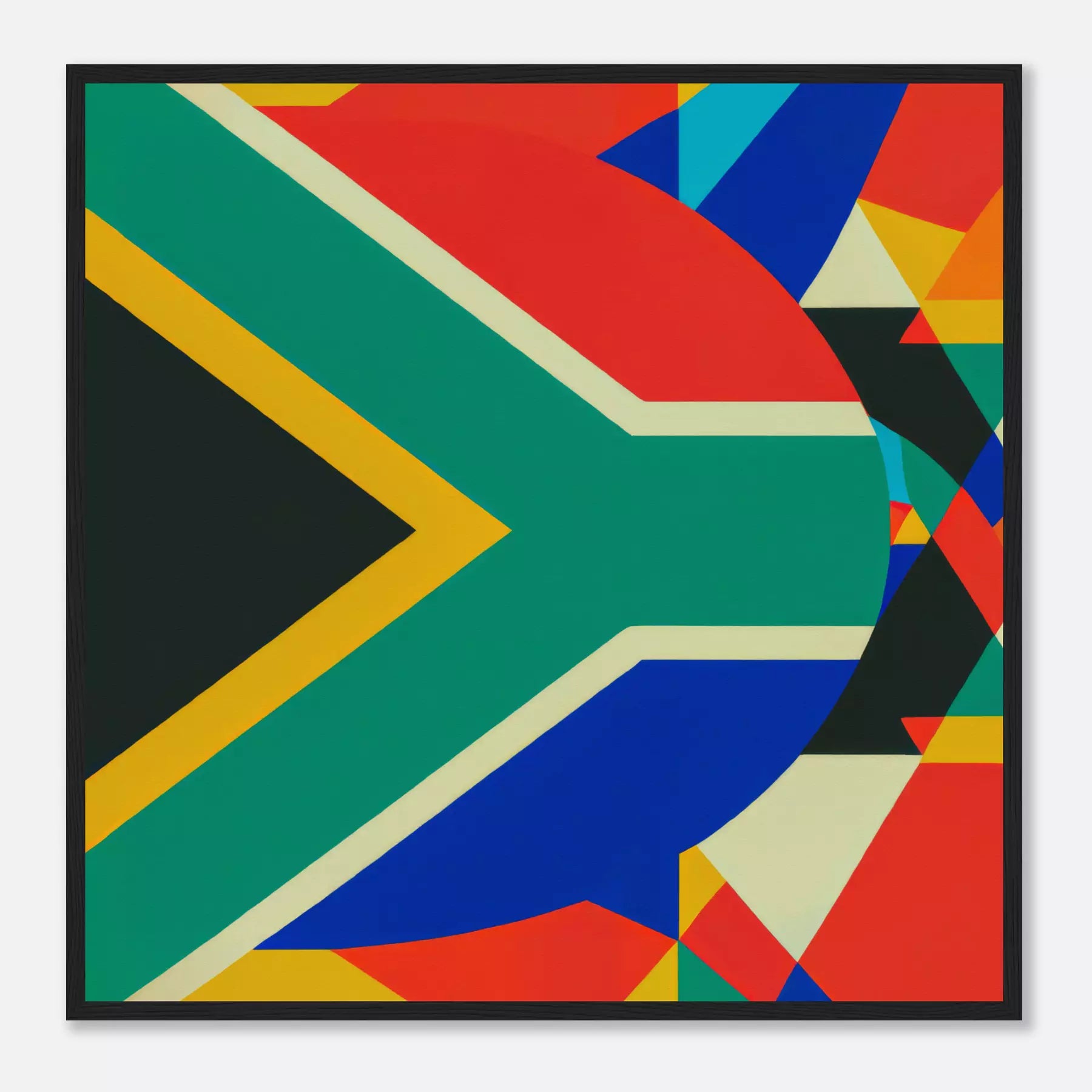 South Africa - Flag Inspired Art