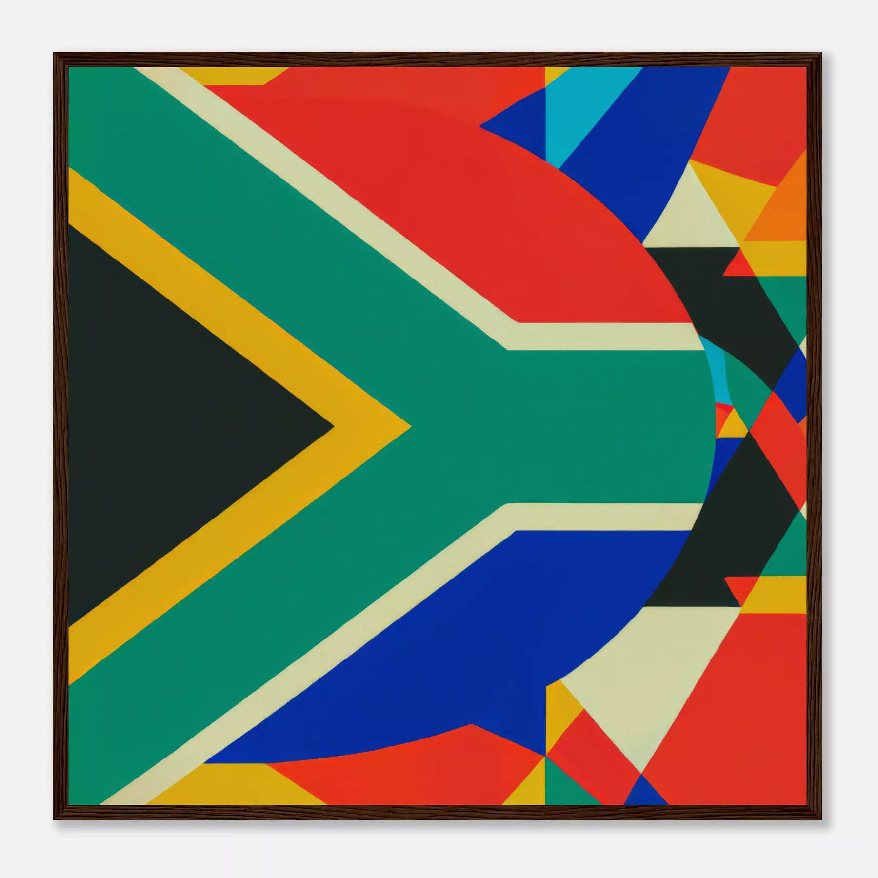 South Africa - Flag Inspired Art