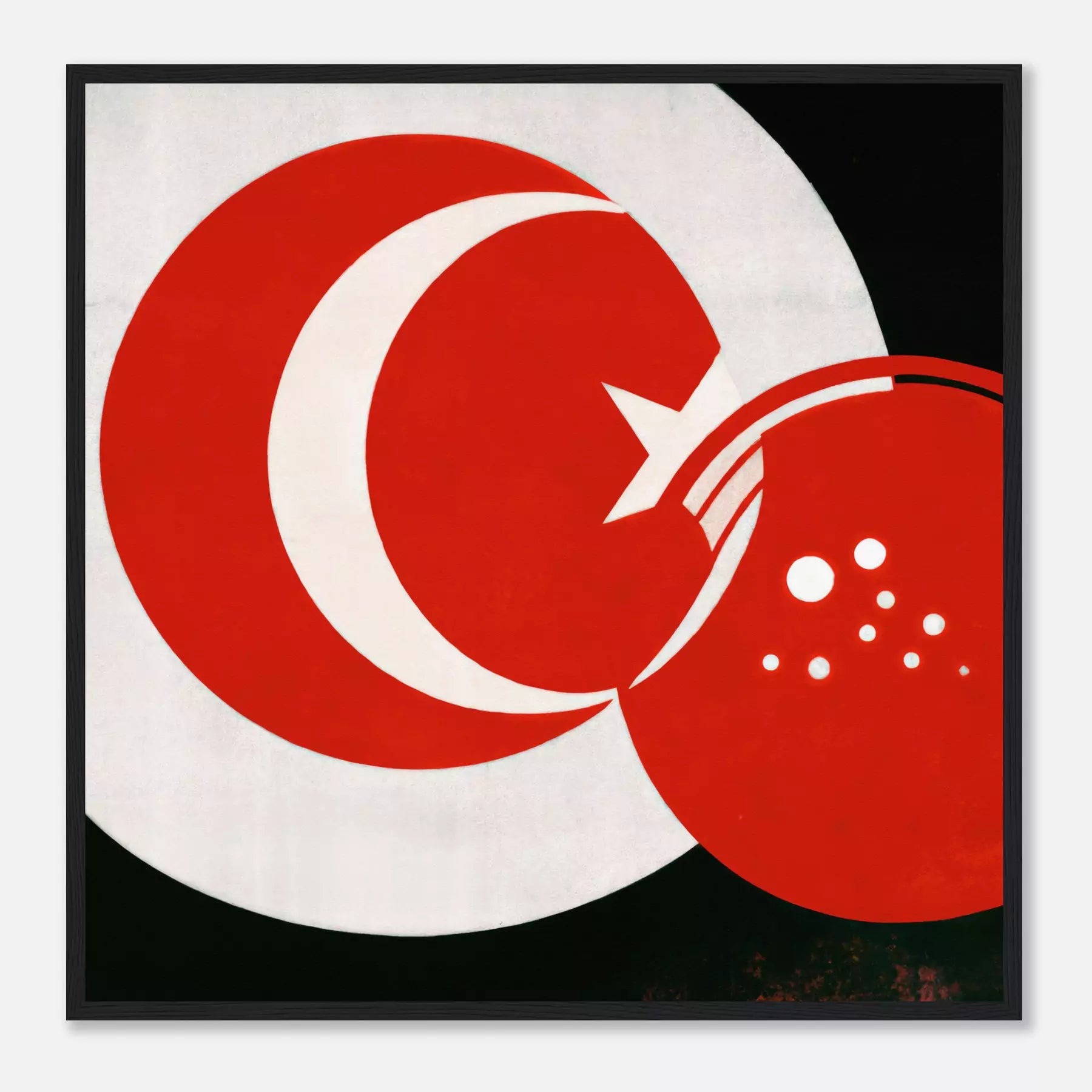 Turkey - Flag Inspired Art