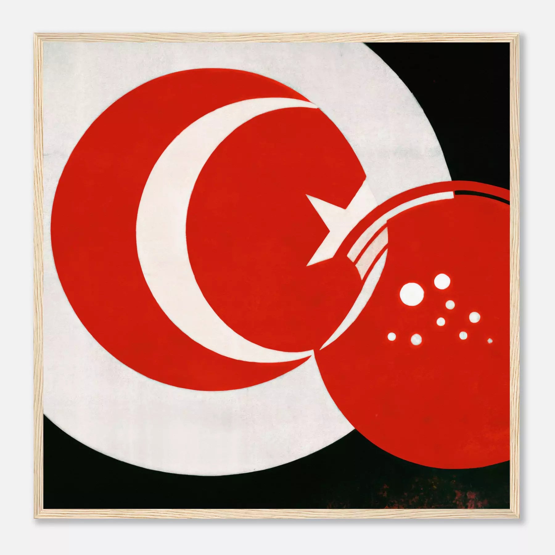 Turkey - Flag Inspired Art