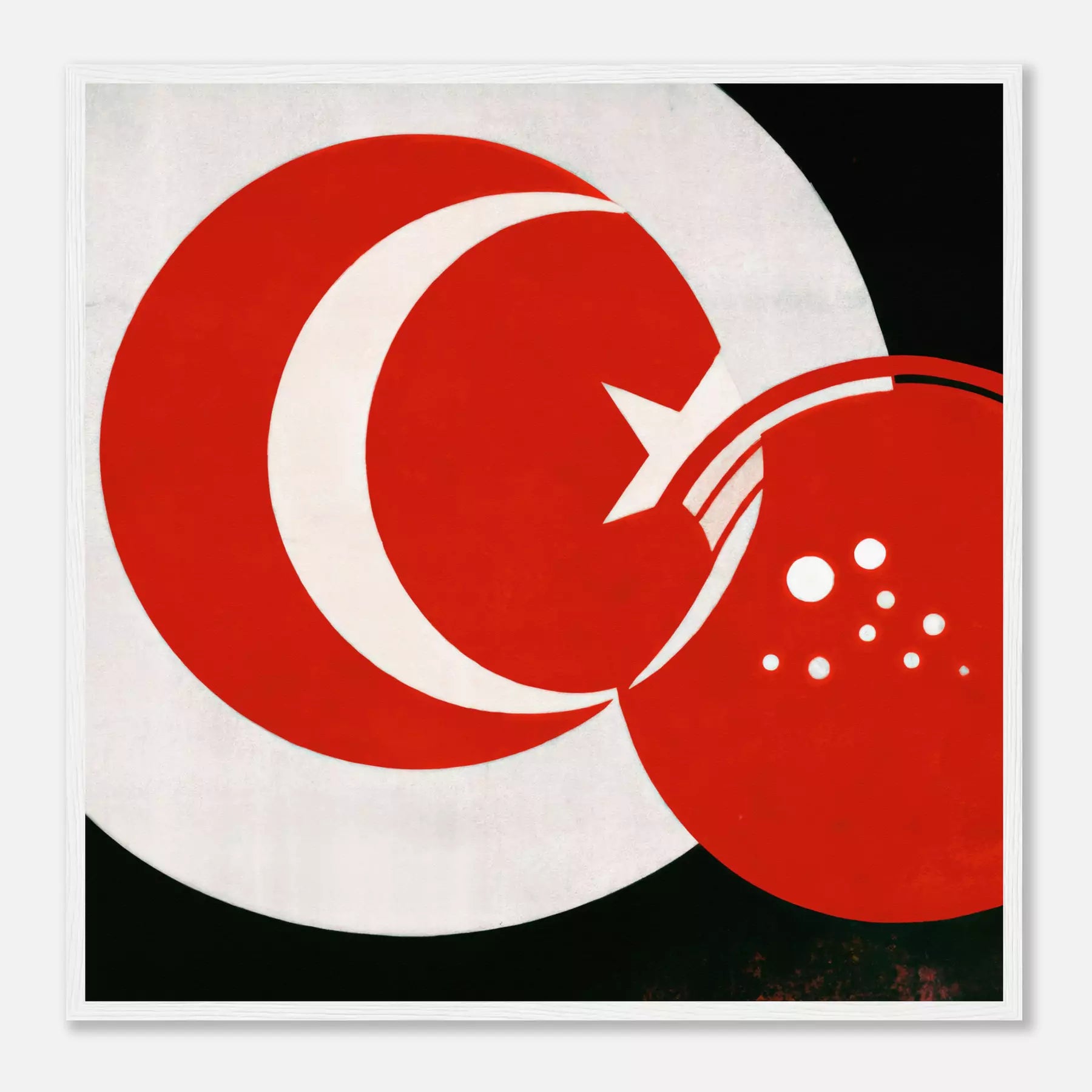 Turkey - Flag Inspired Art