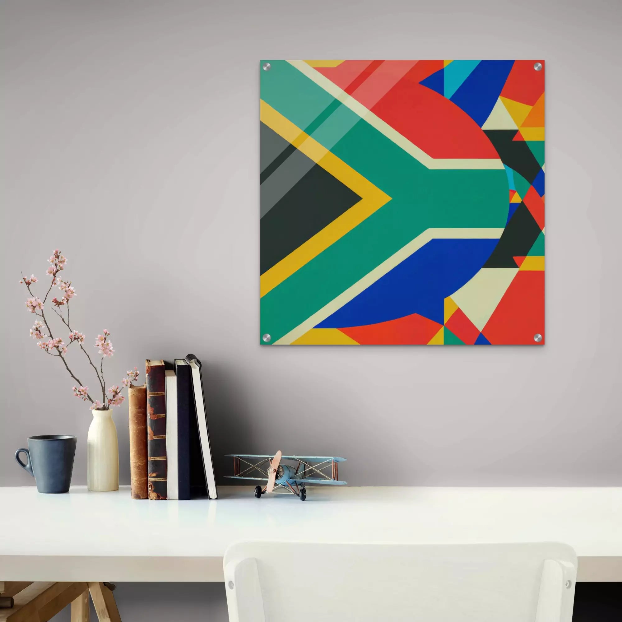South Africa - Flag Inspired Art