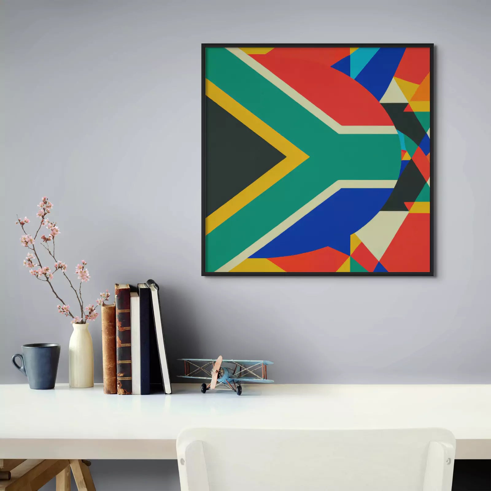 South Africa - Flag Inspired Art
