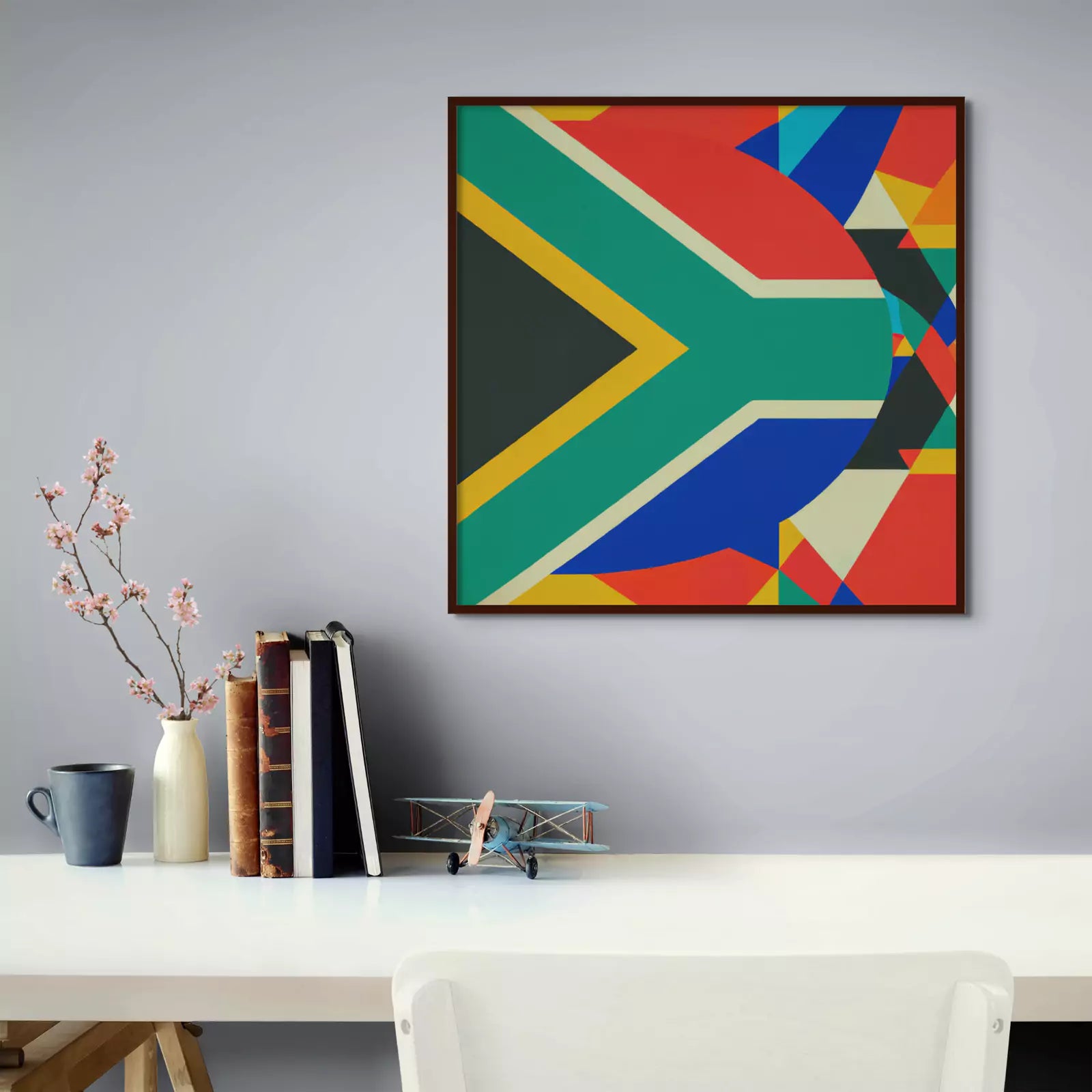 South Africa - Flag Inspired Art