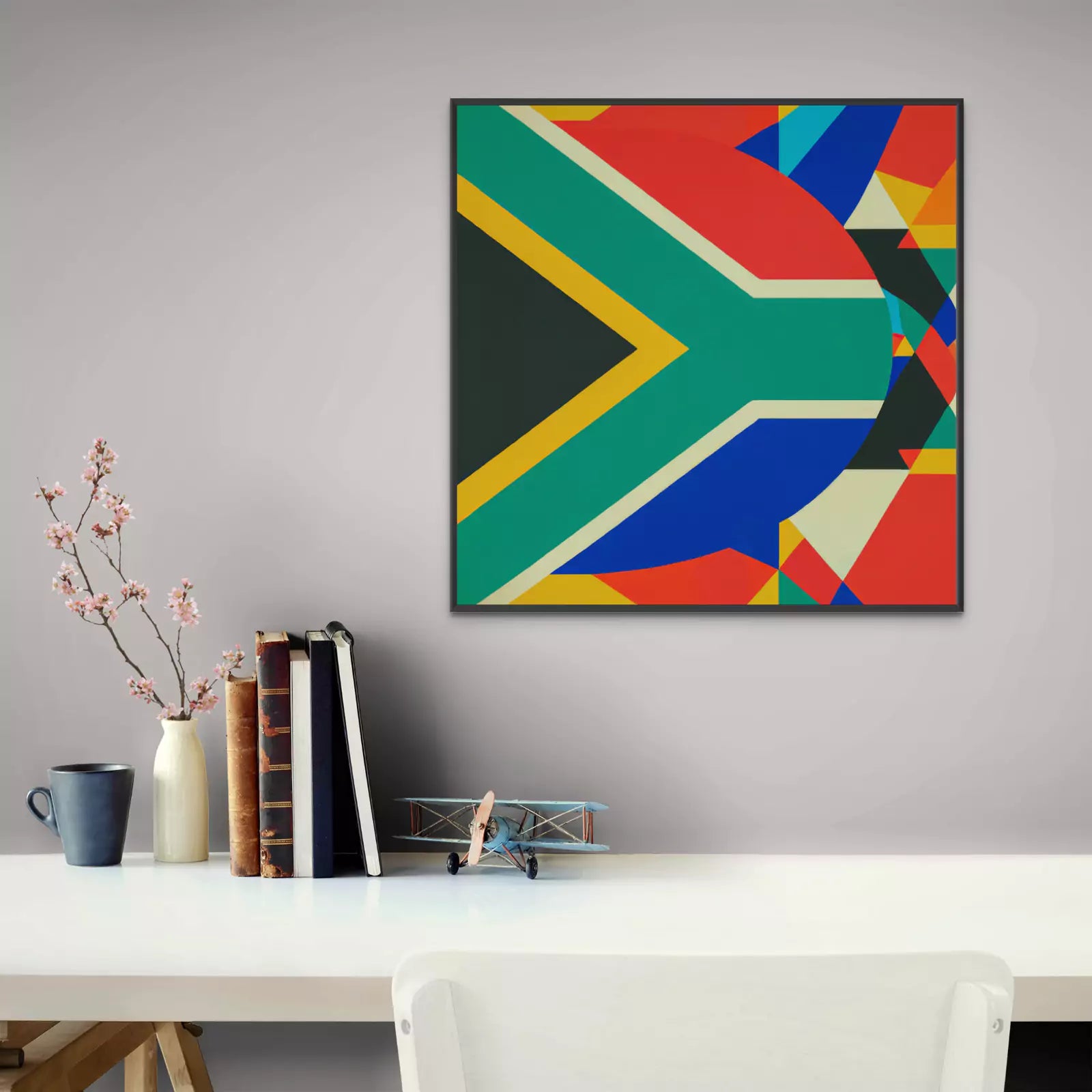 South Africa - Flag Inspired Art