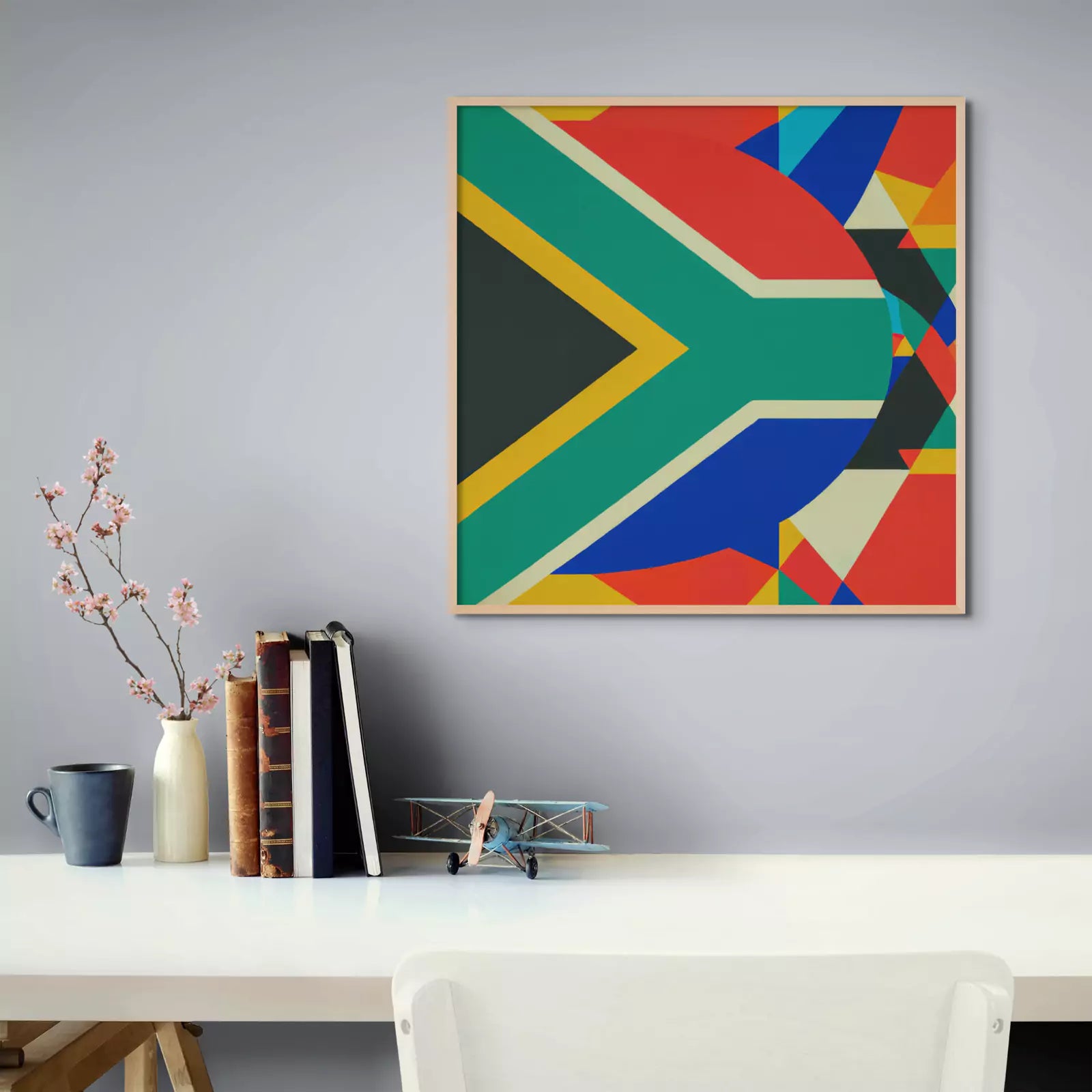 South Africa - Flag Inspired Art