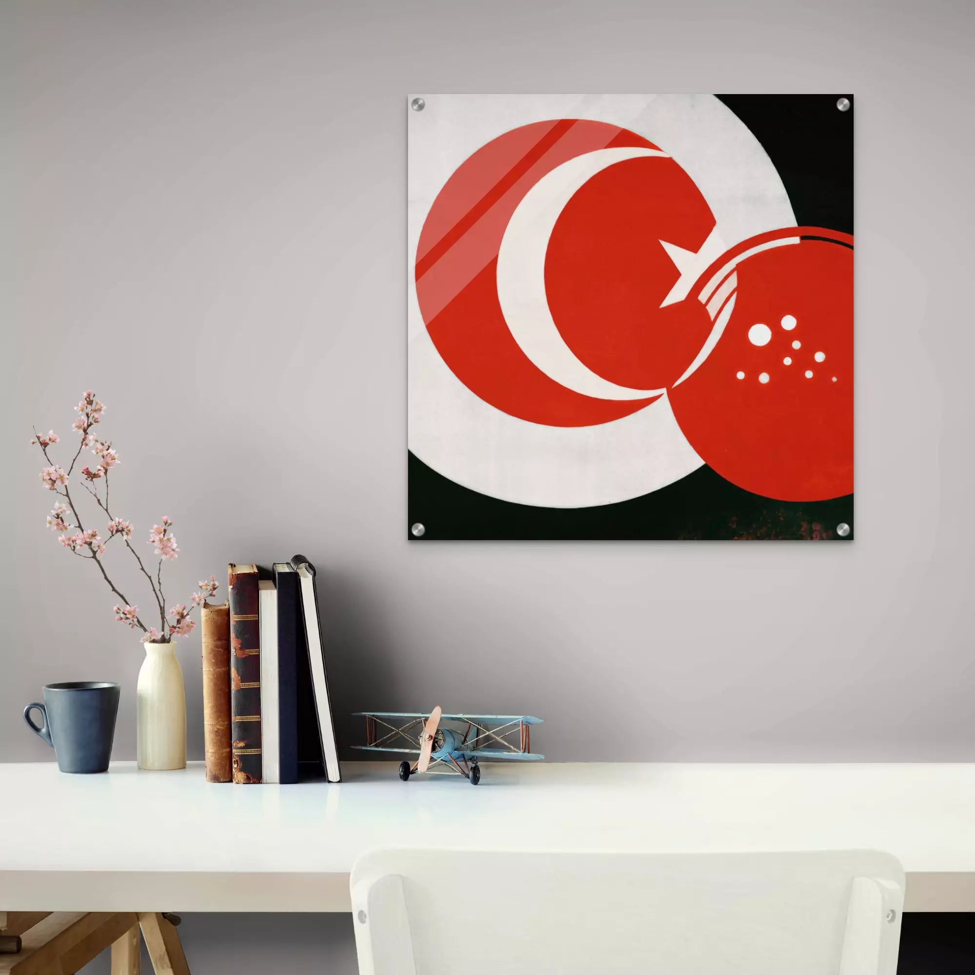 Turkey - Flag Inspired Art