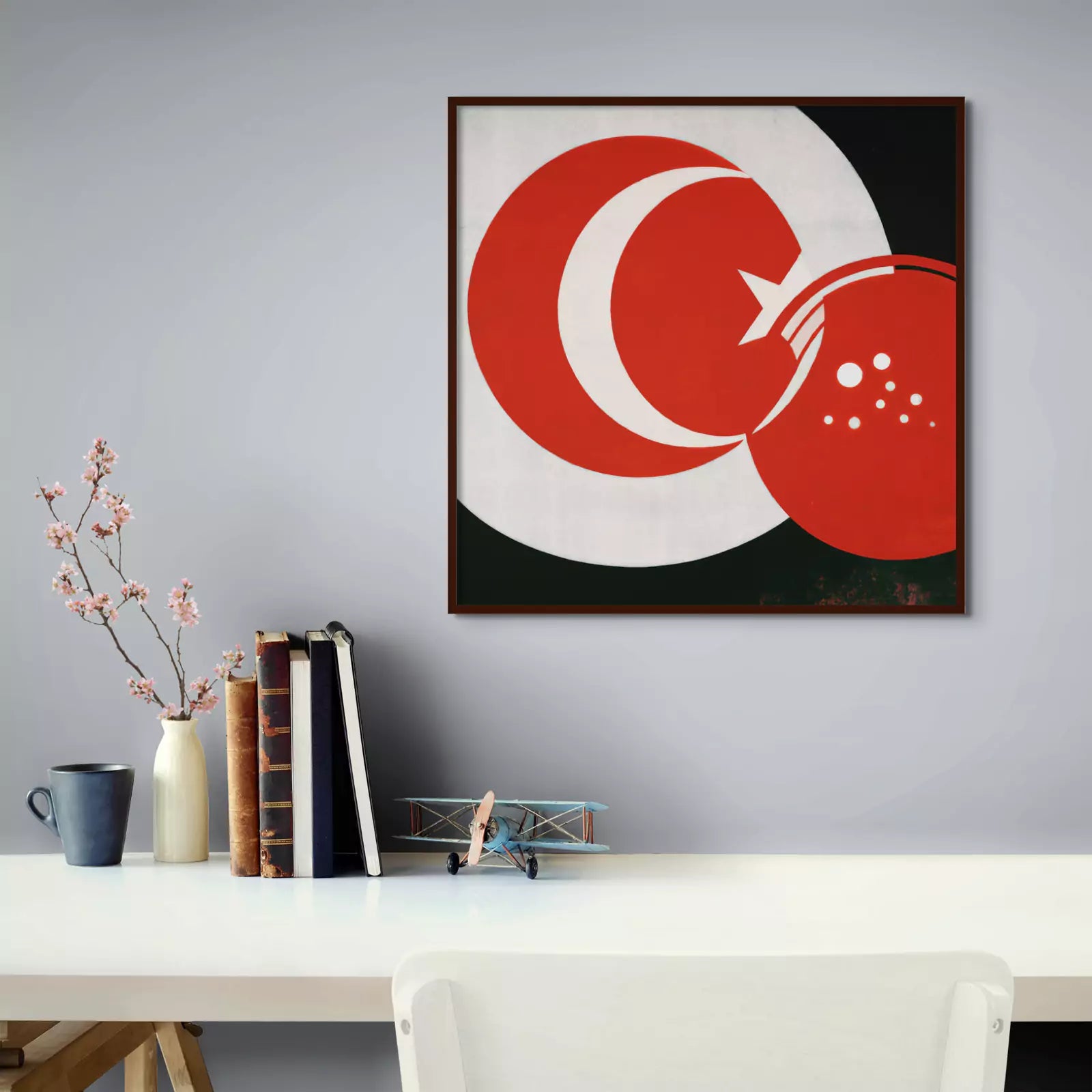 Turkey - Flag Inspired Art