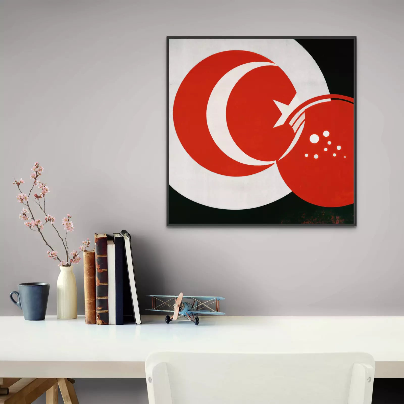 Turkey - Flag Inspired Art