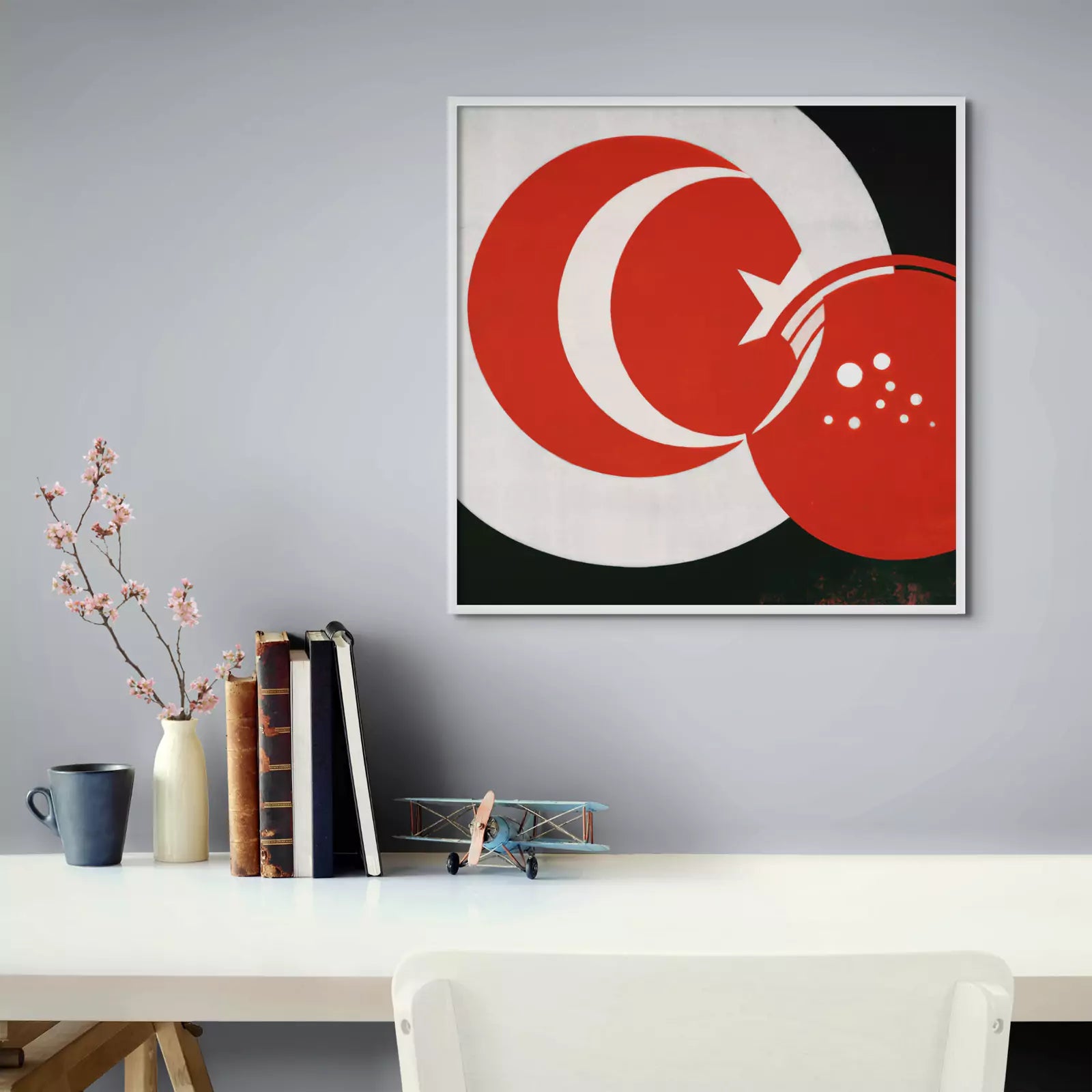 Turkey - Flag Inspired Art
