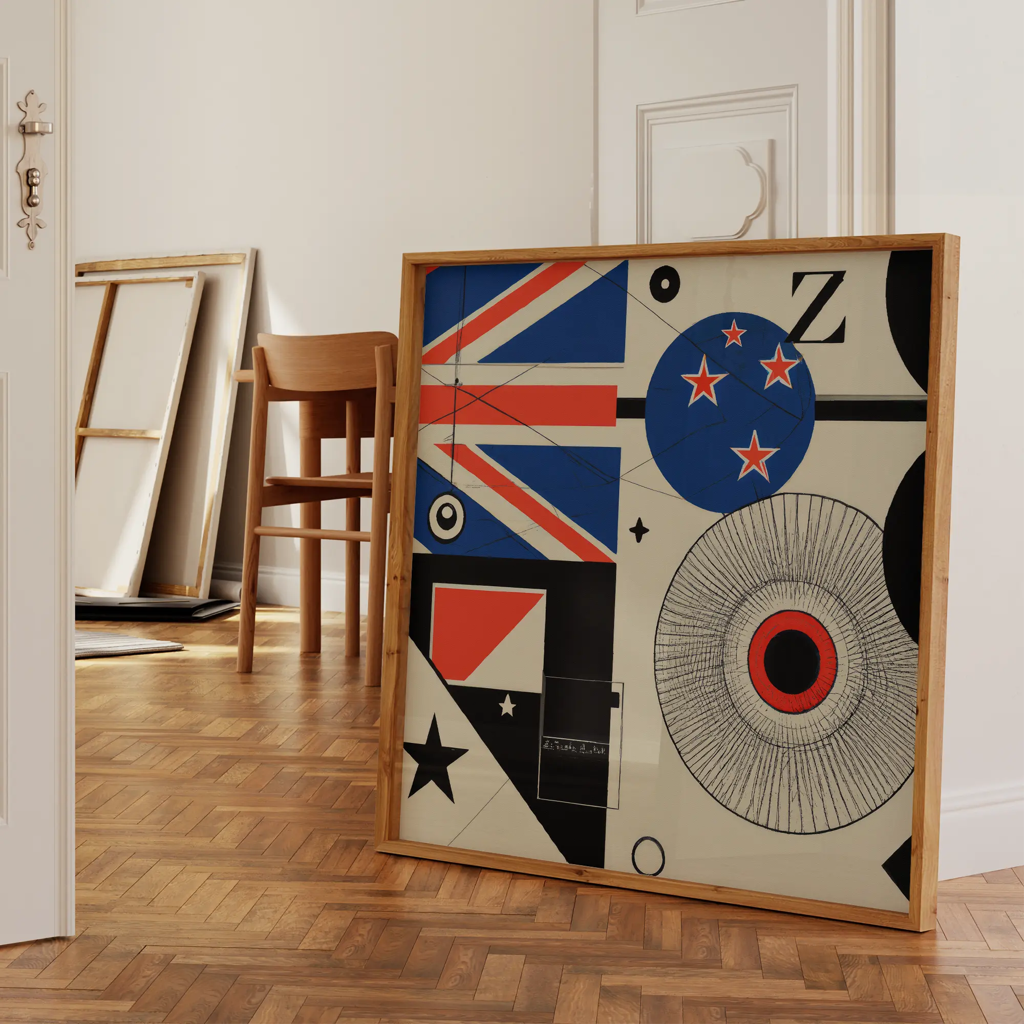 New Zealand - Flag Inspired Art