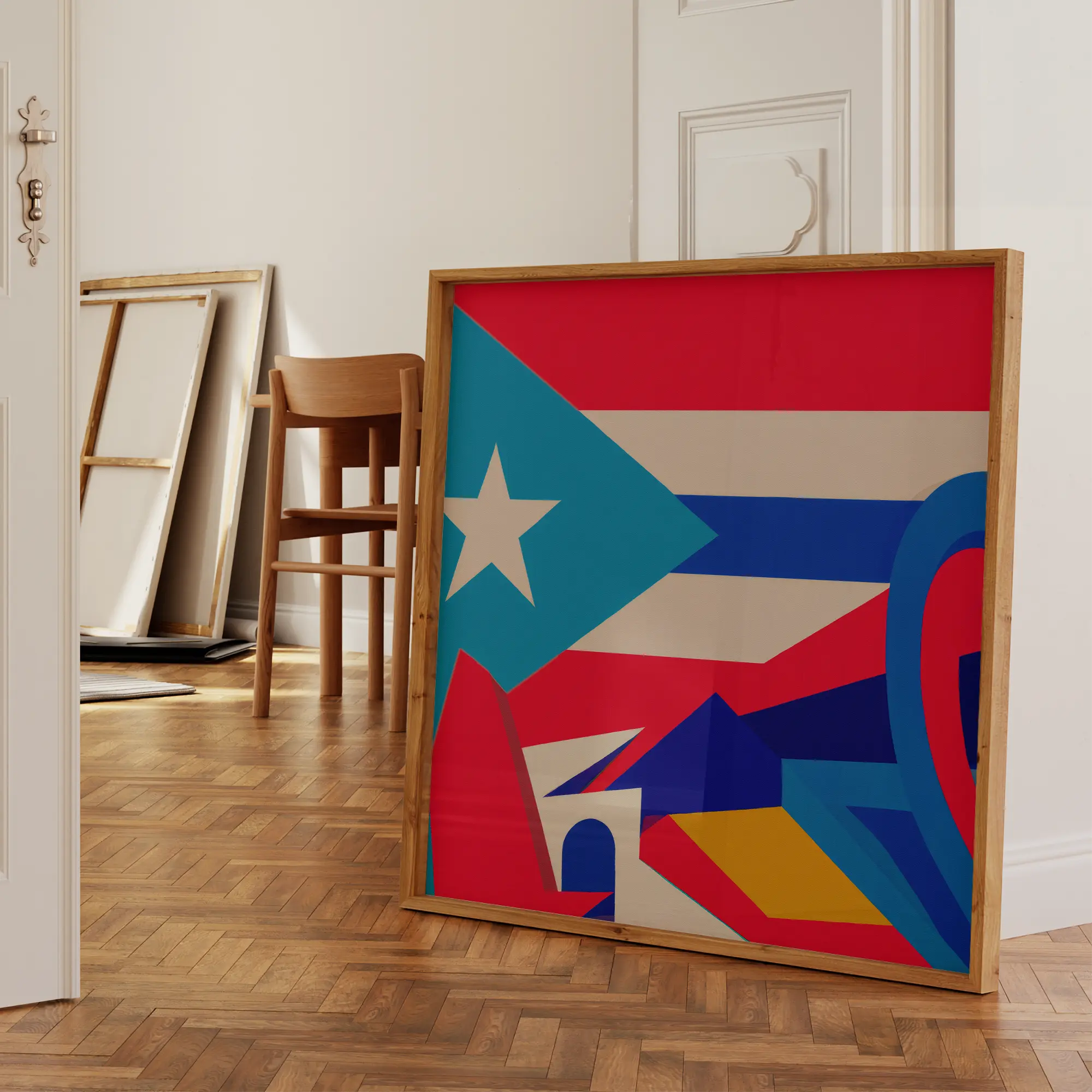 Puerto Rico - Flag Inspired Art
