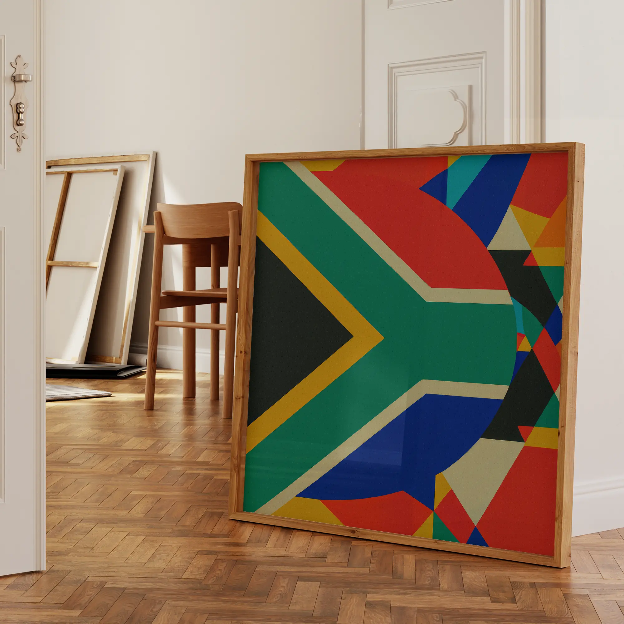 South Africa - Flag Inspired Art