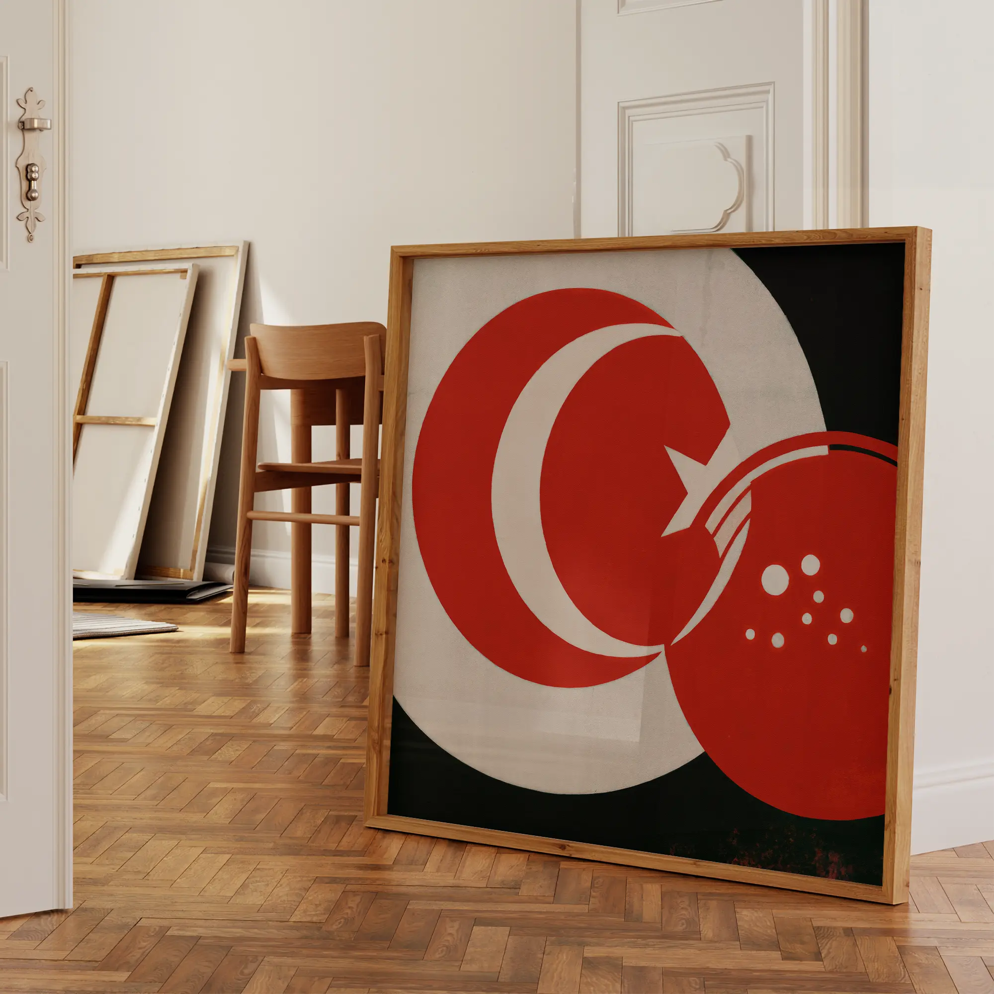 Turkey - Flag Inspired Art