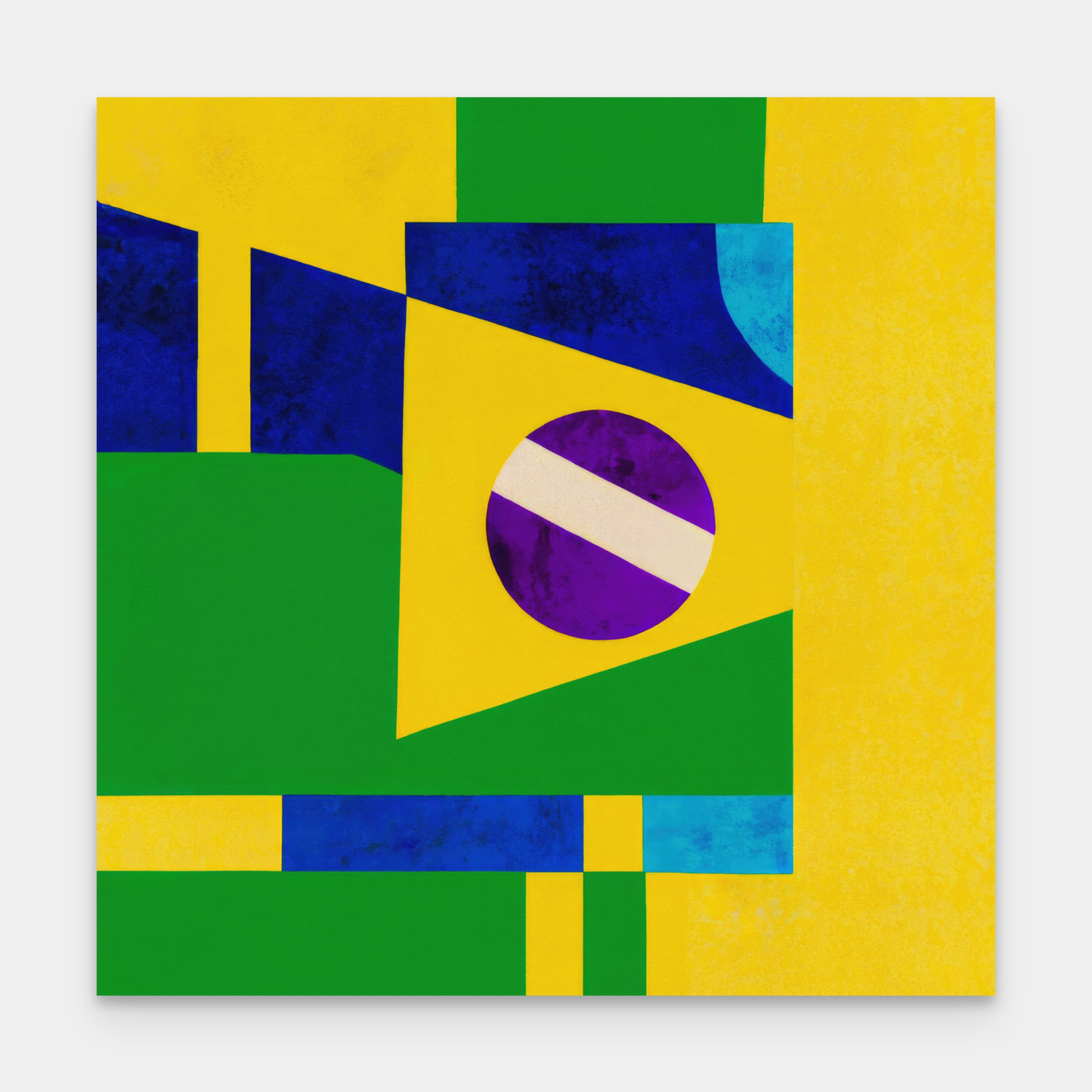 Brazil - Flag Inspired Art
