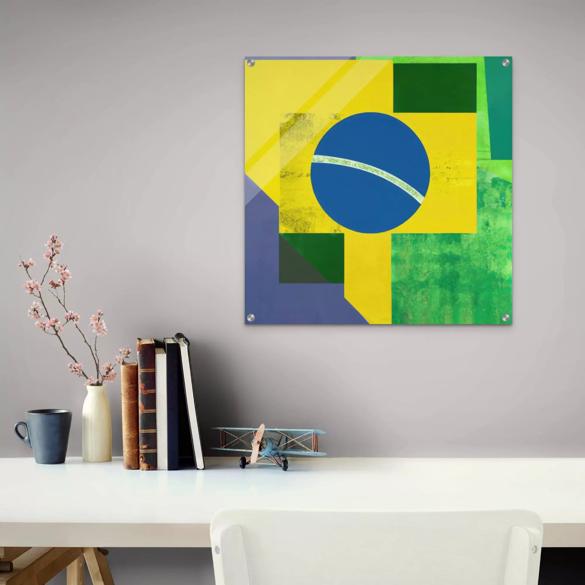 Brazil - Flag Inspired Art