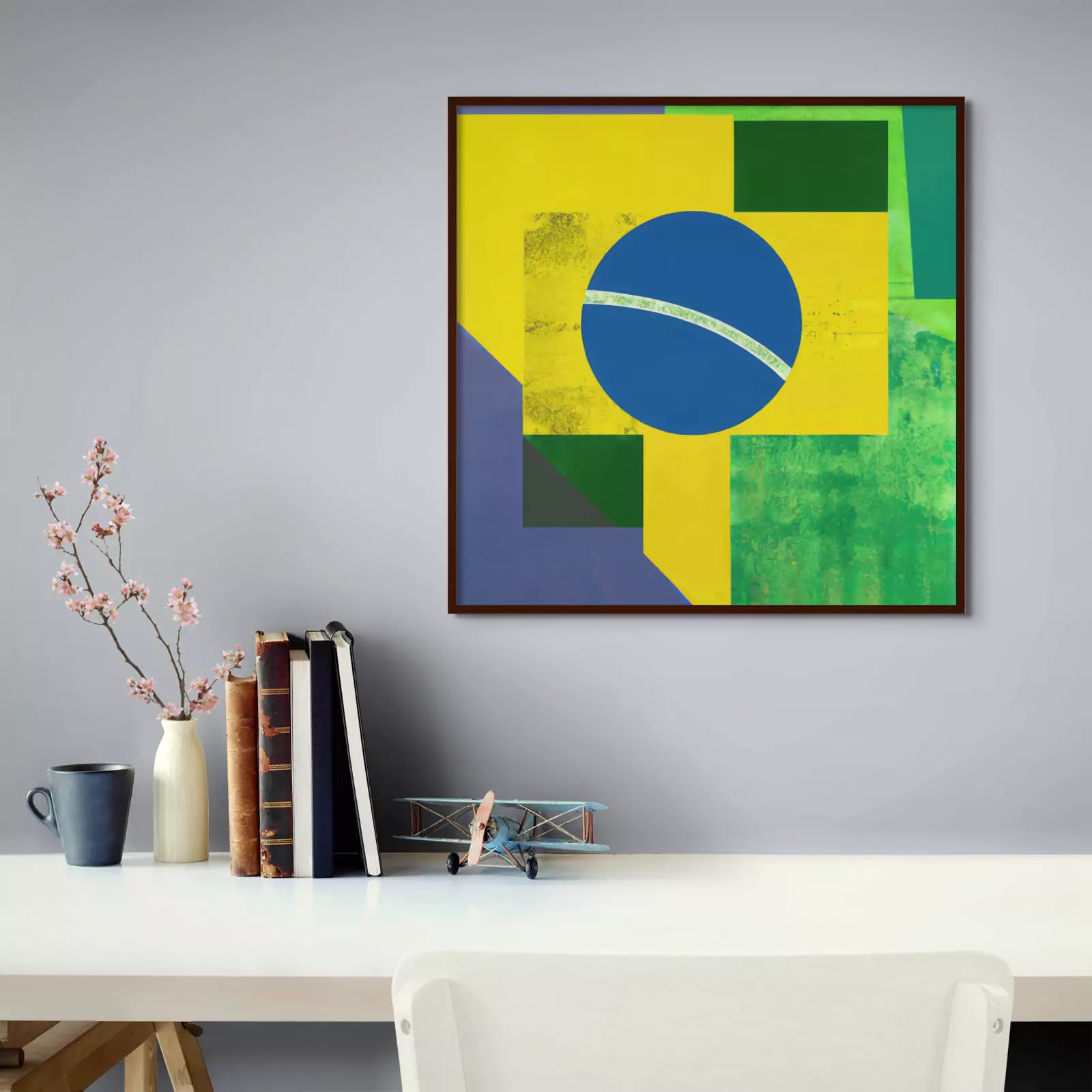 Brazil - Flag Inspired Art