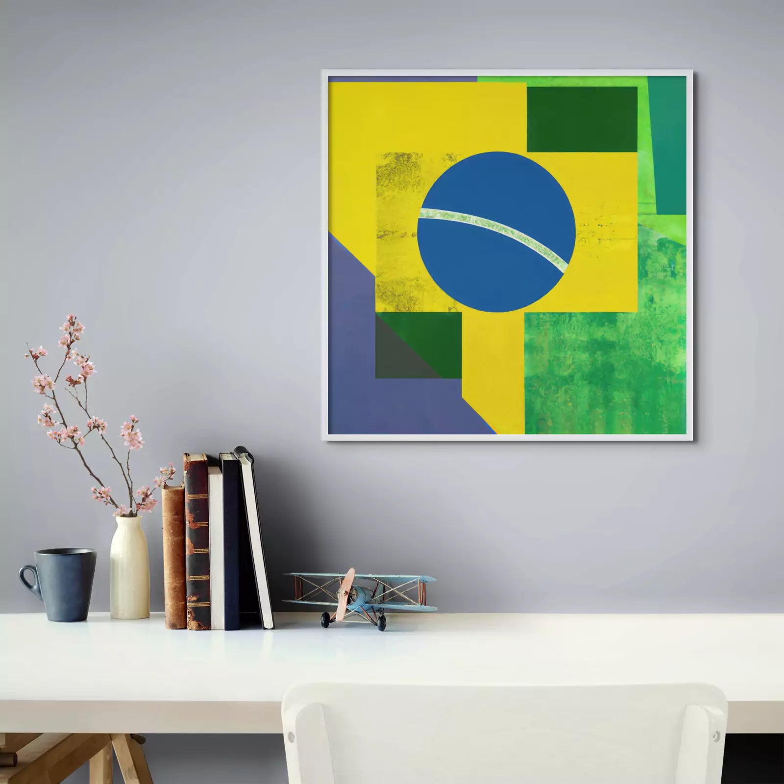 Brazil - Flag Inspired Art