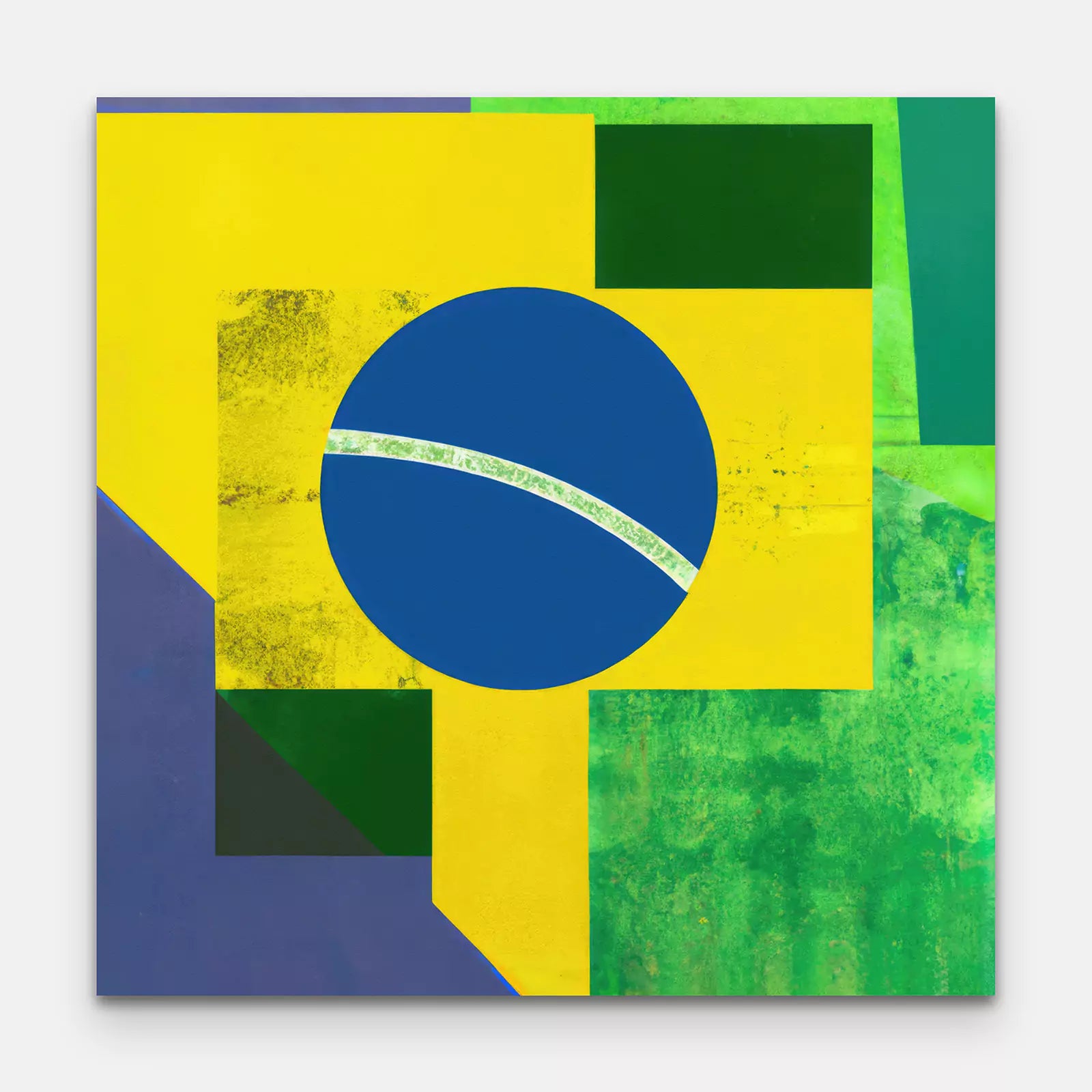 Brazil - Flag Inspired Art
