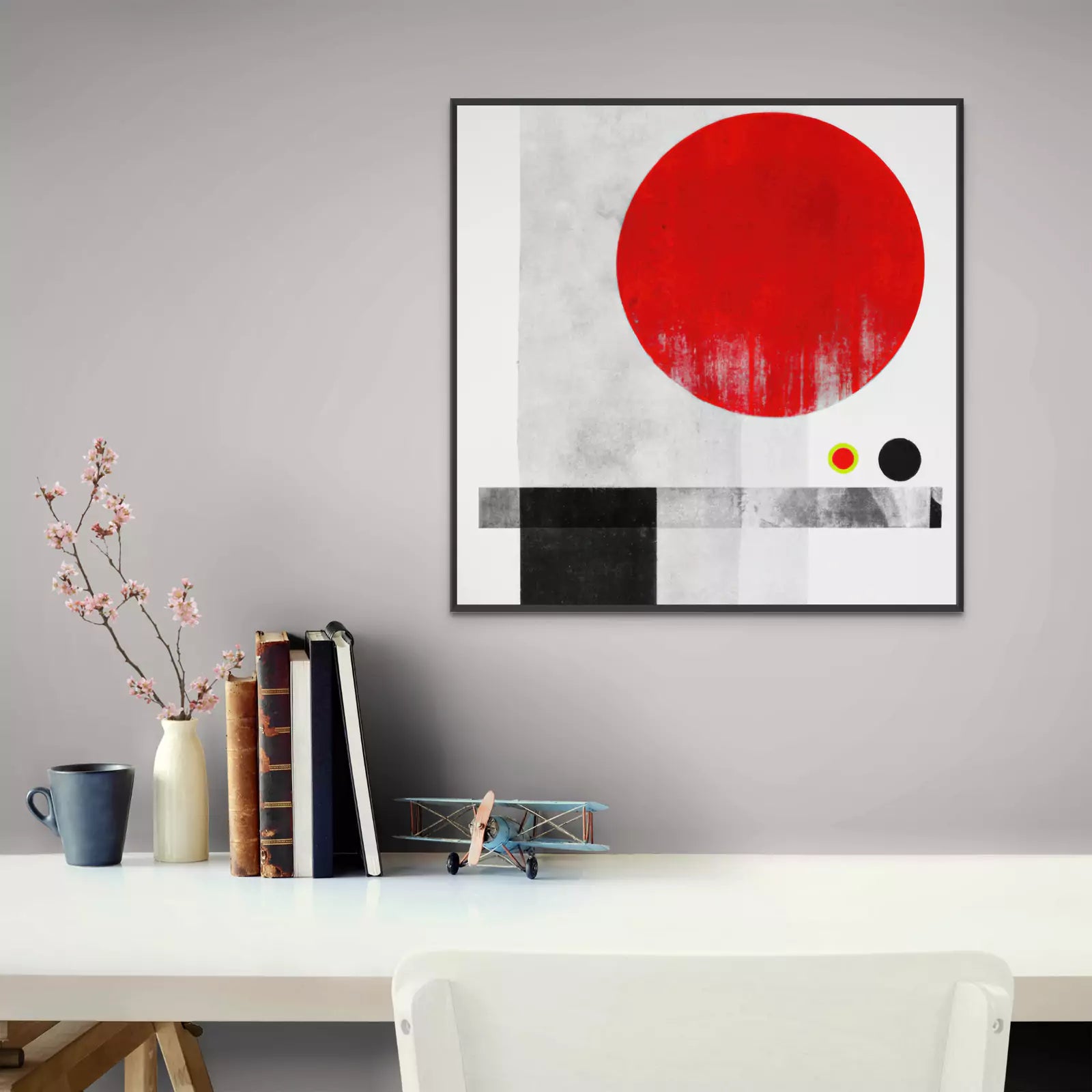 Japan - Flag Inspired Art