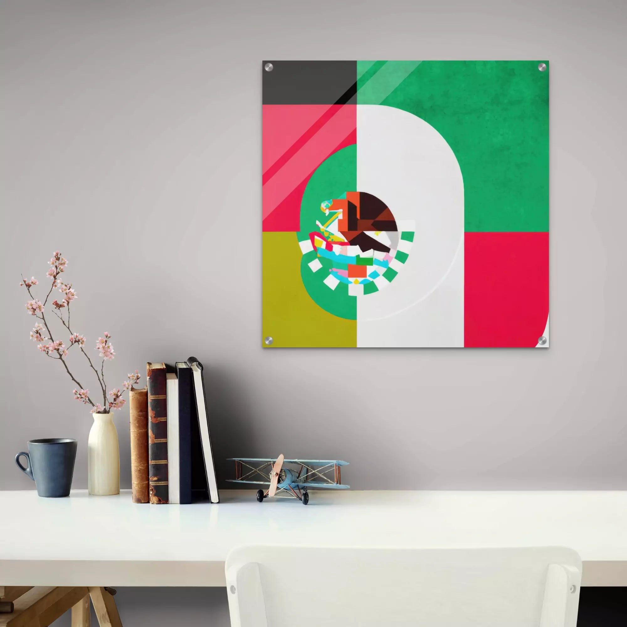 Mexico - Flag Inspired Art