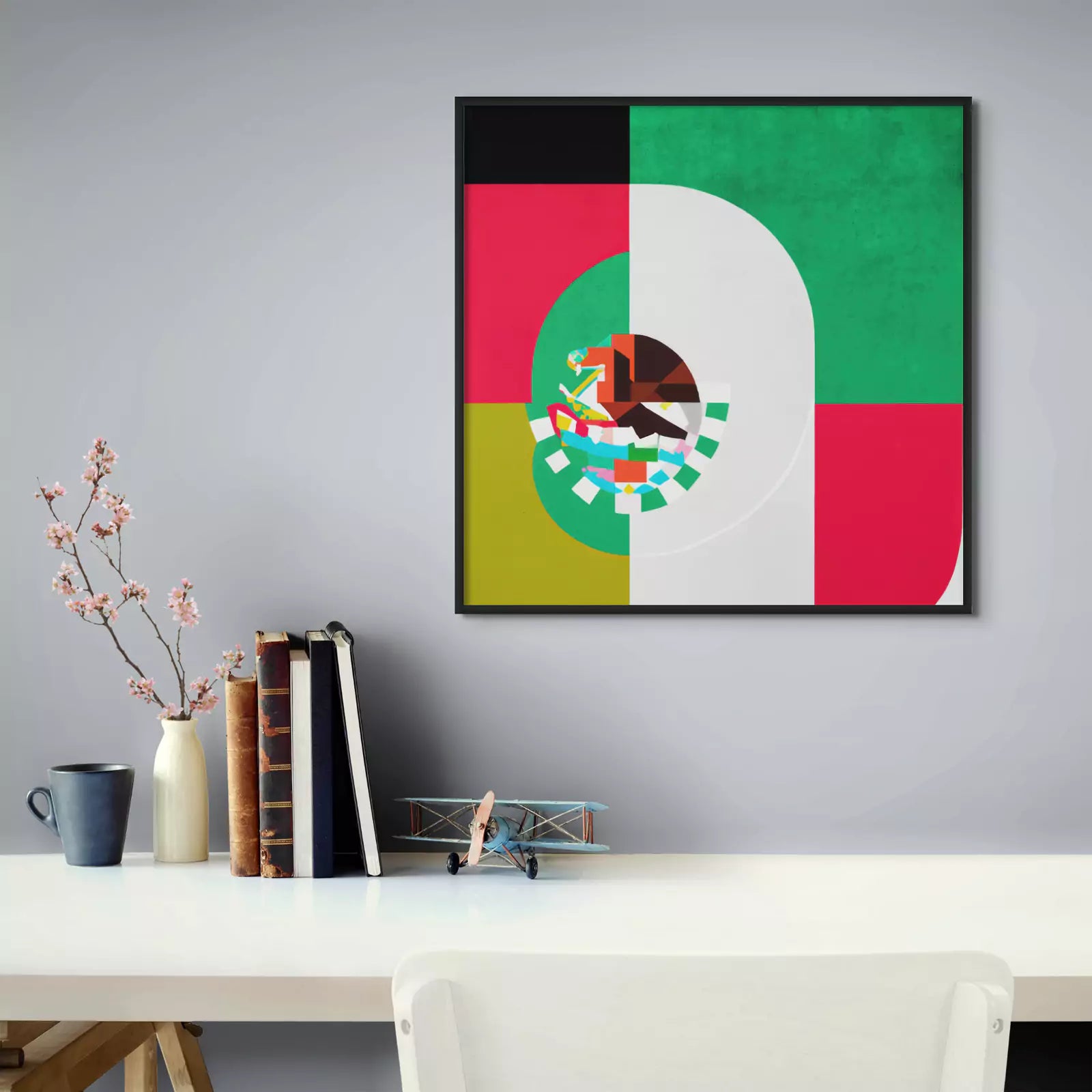 Mexico - Flag Inspired Art