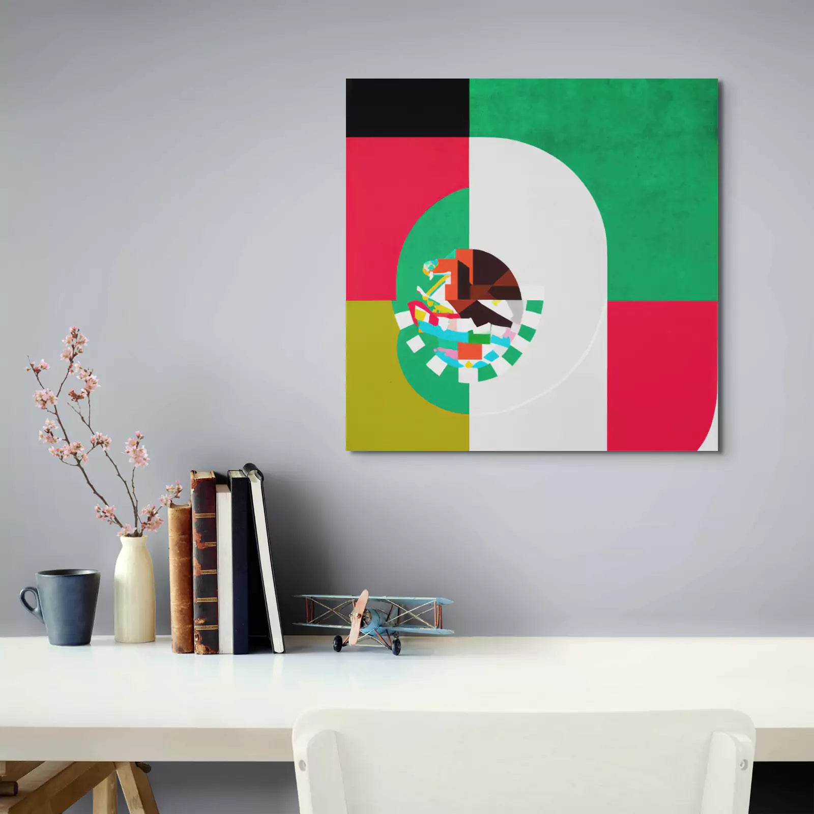 Mexico - Flag Inspired Art