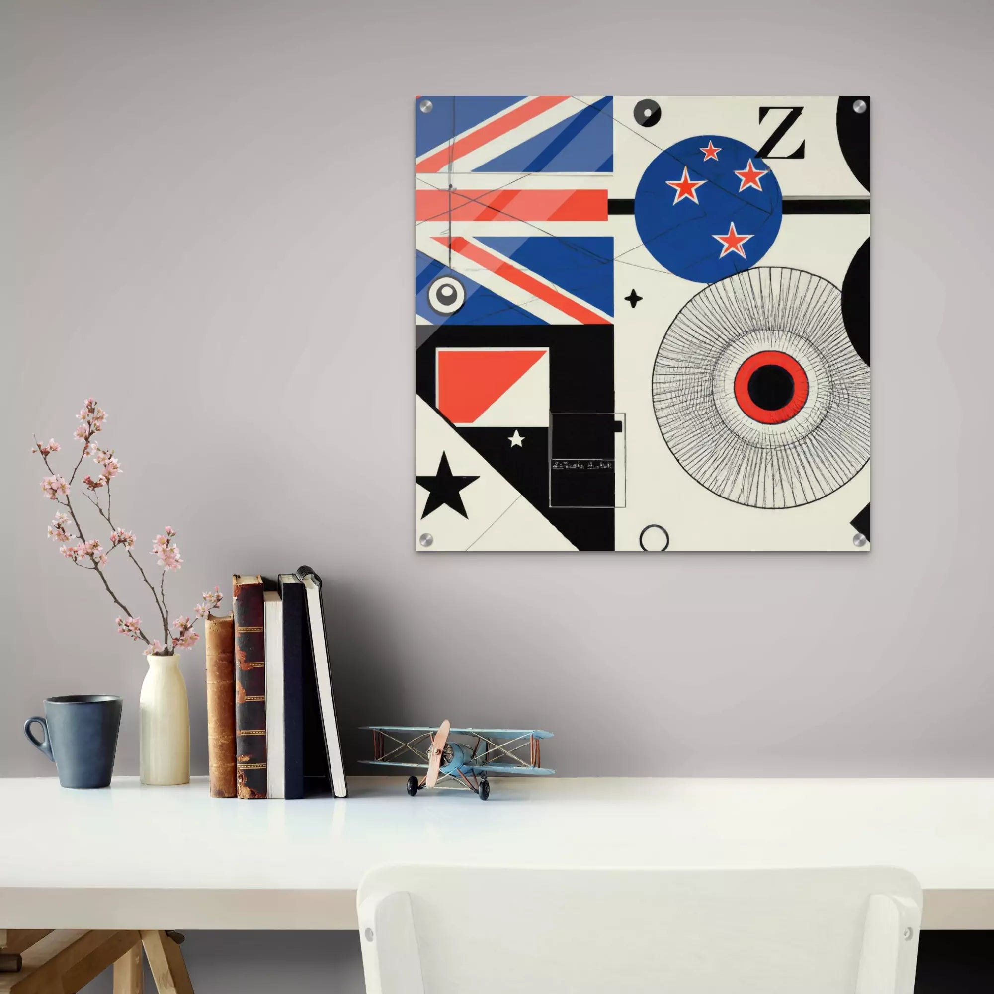 New Zealand - Flag Inspired Art