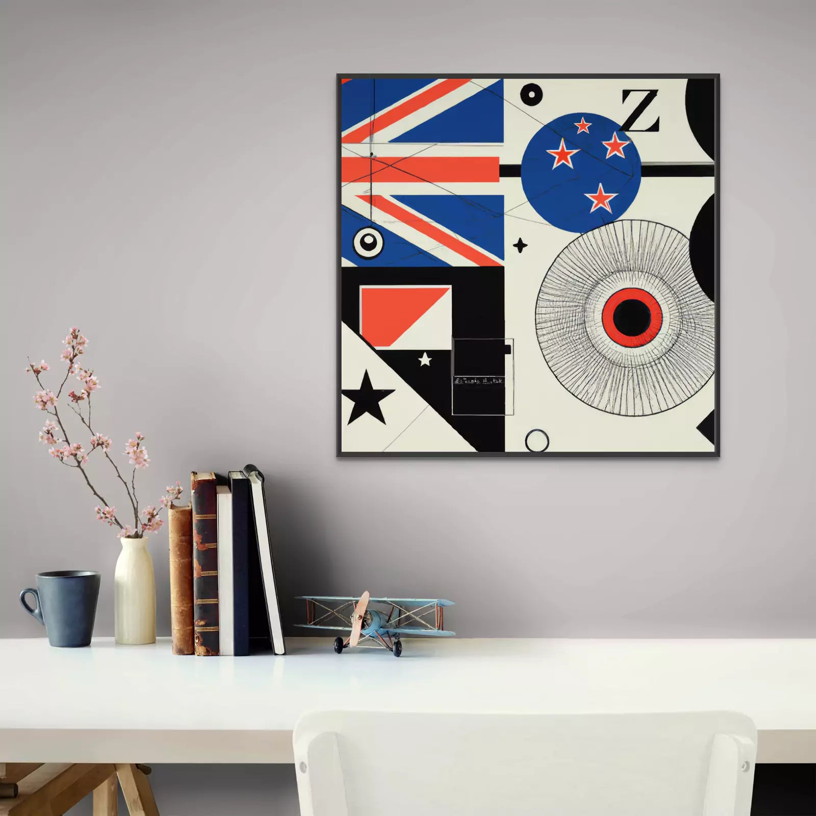 New Zealand - Flag Inspired Art