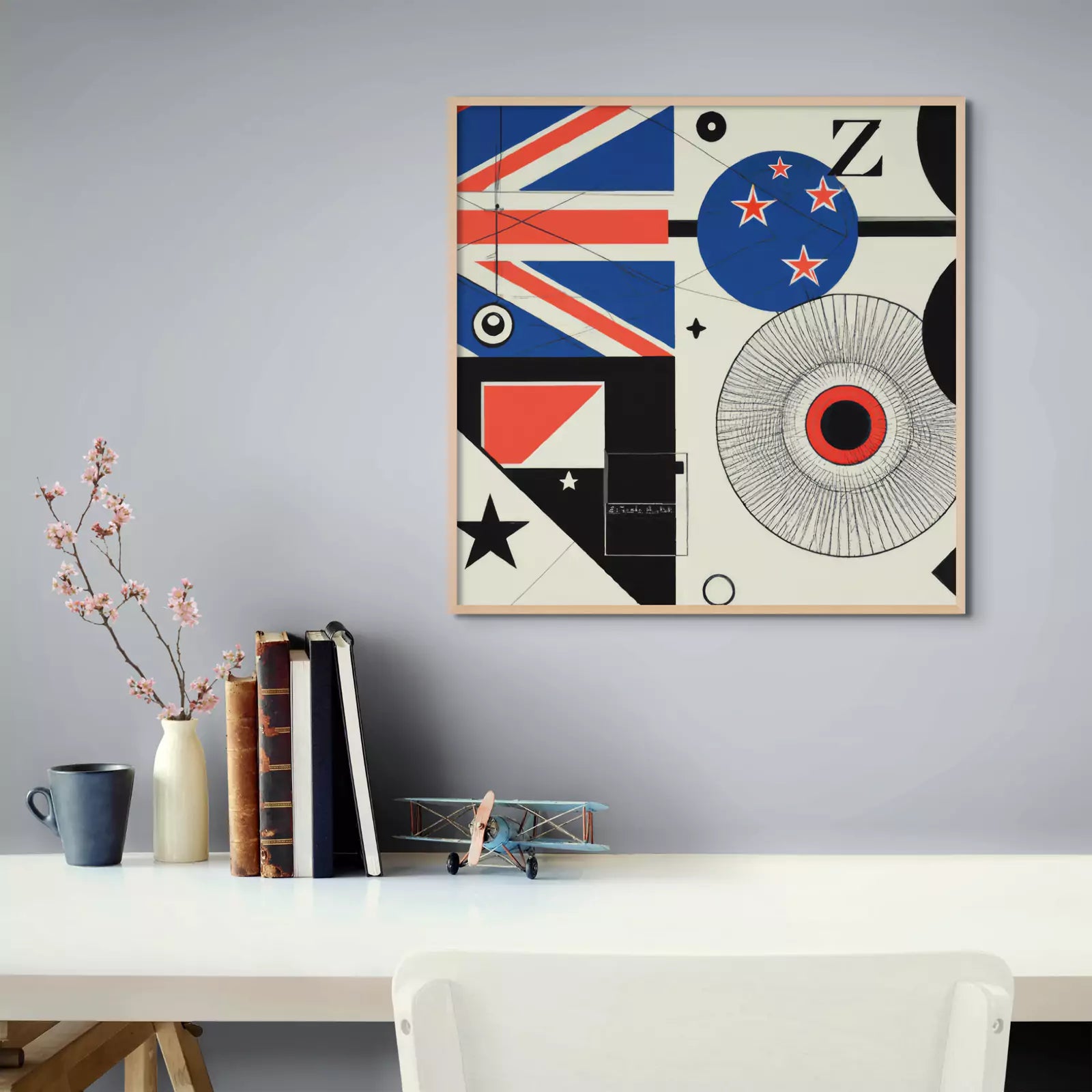 New Zealand - Flag Inspired Art