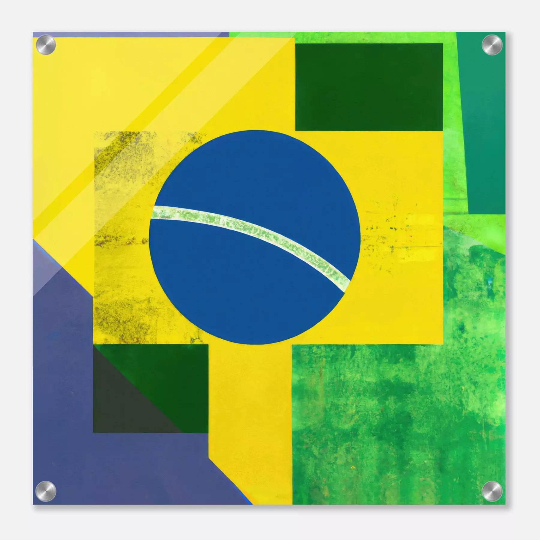 Brazil - Flag Inspired Art