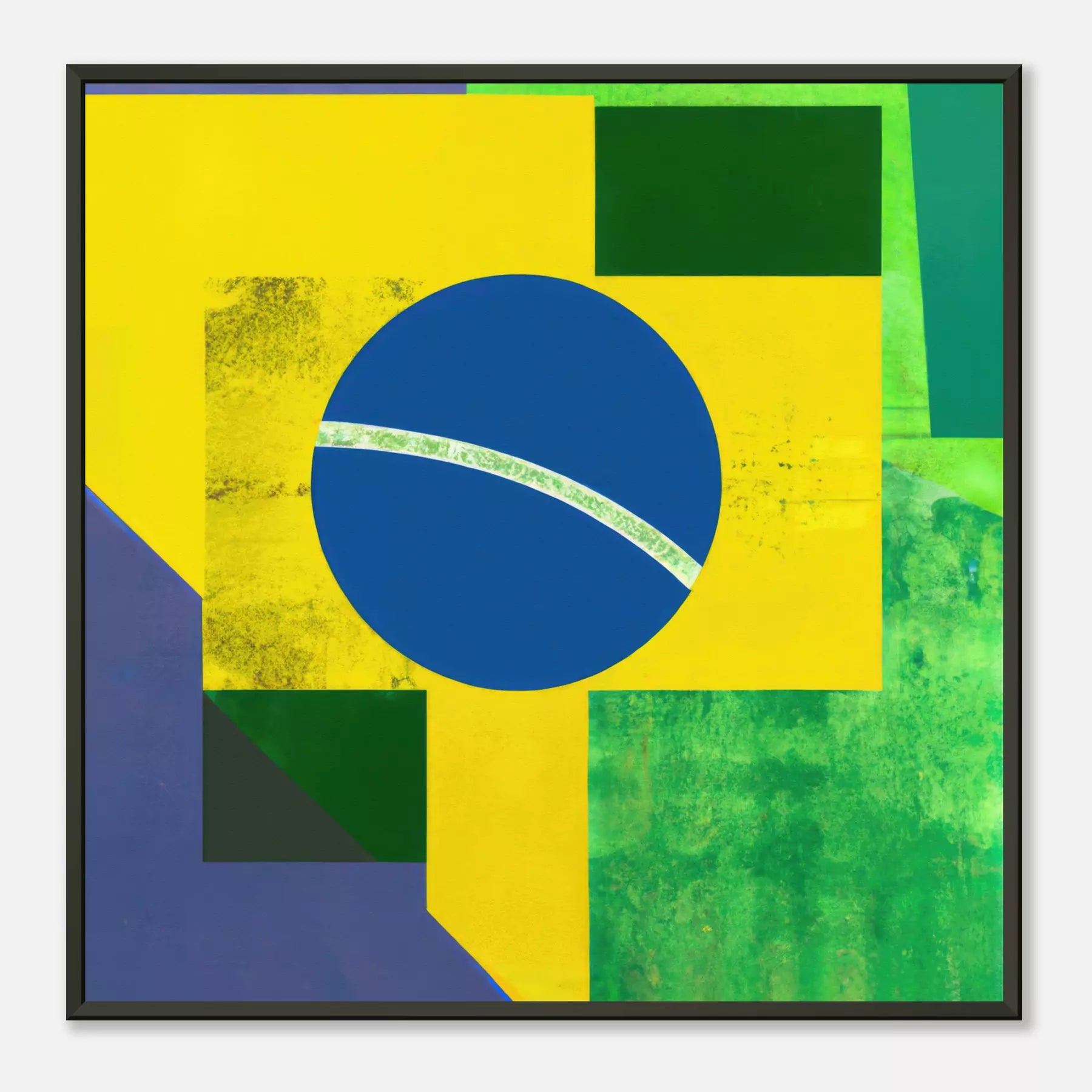 Brazil - Flag Inspired Art