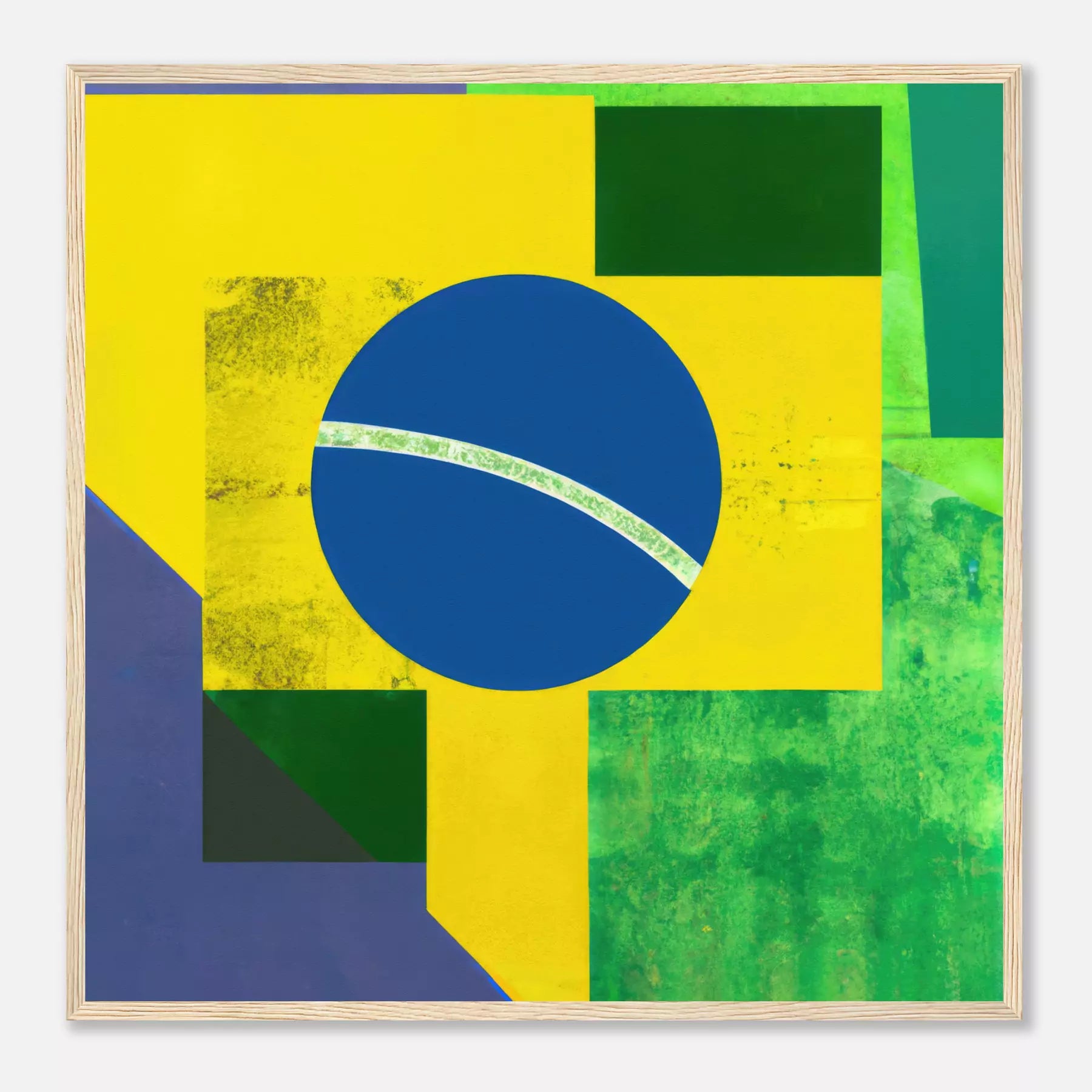 Brazil - Flag Inspired Art