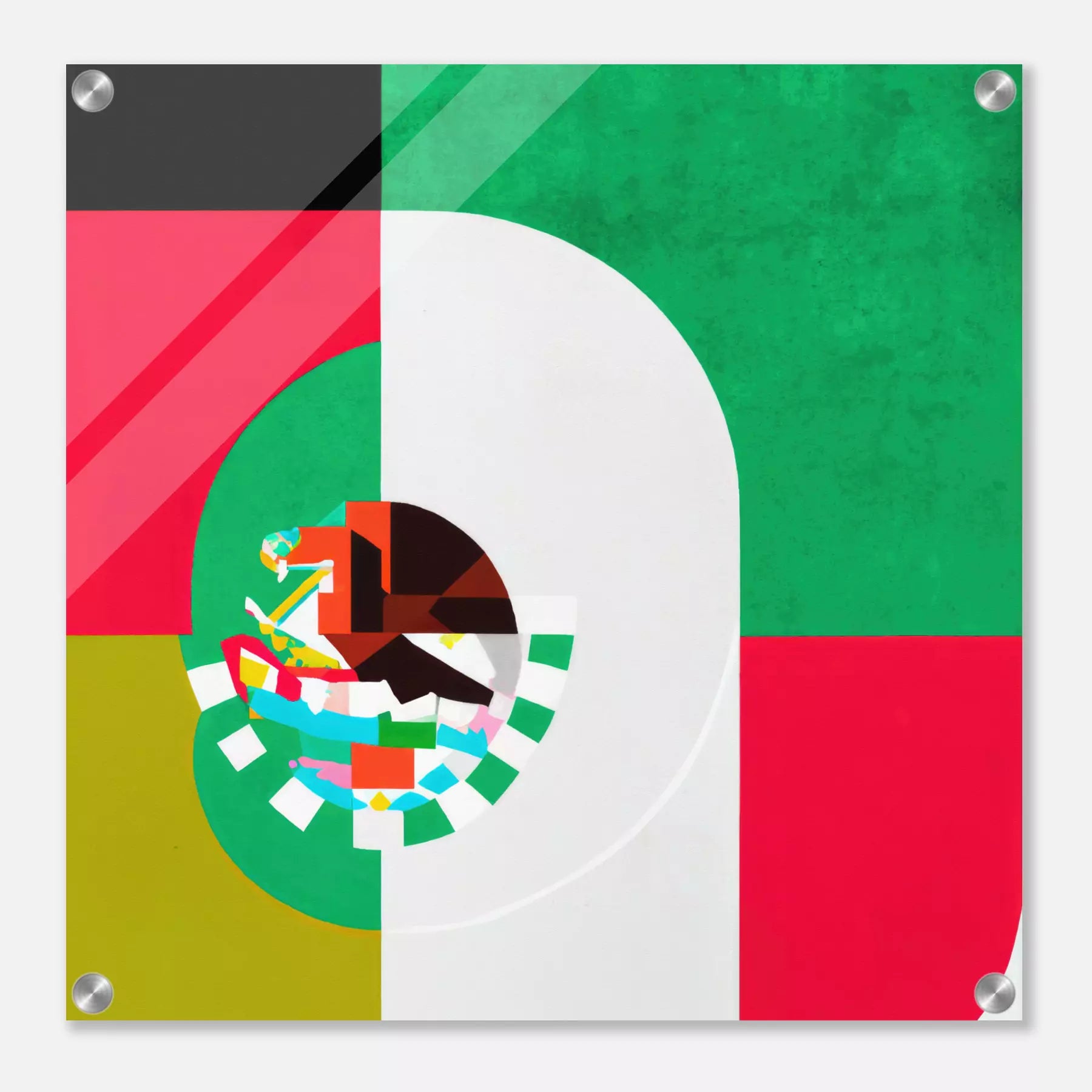 Mexico - Flag Inspired Art