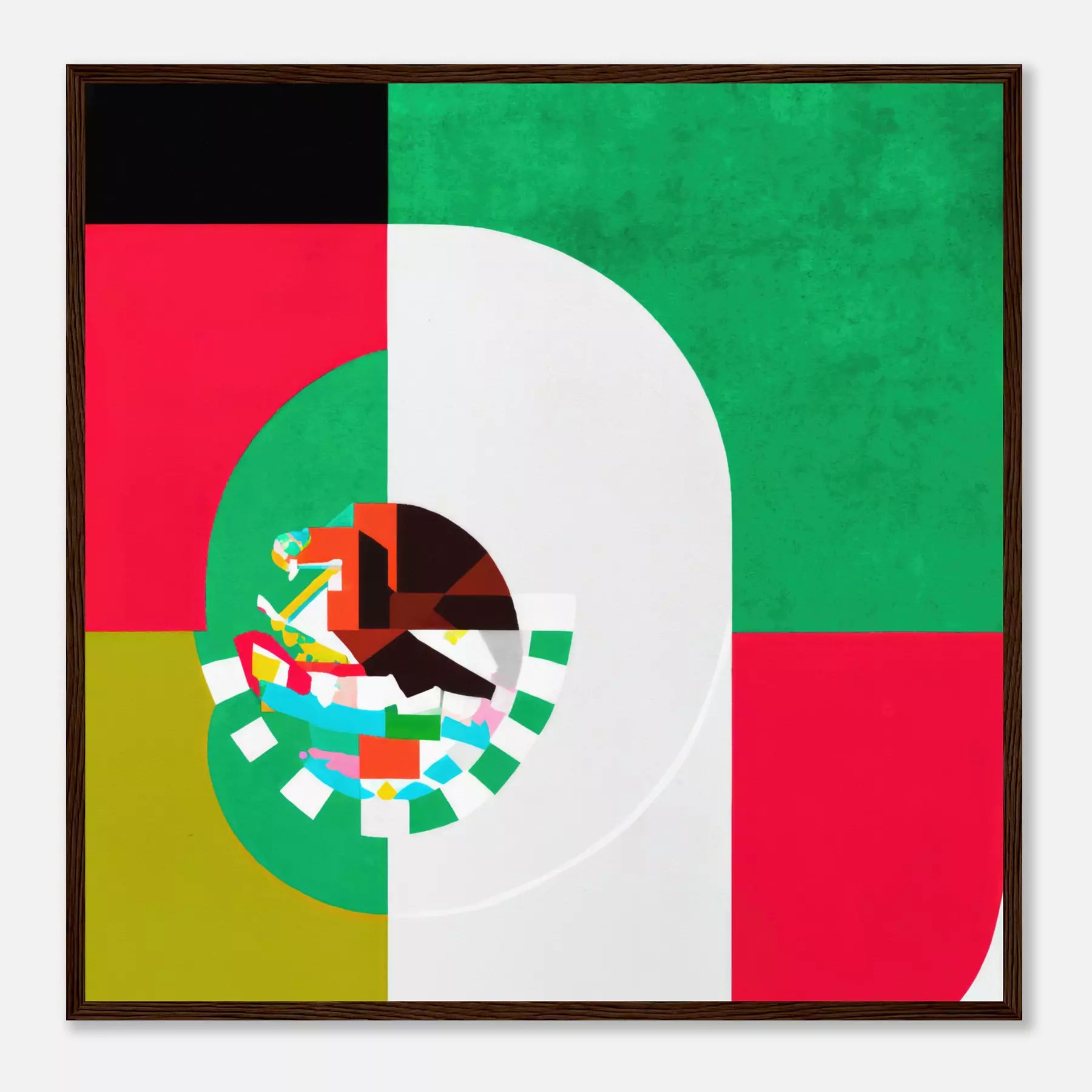 Mexico - Flag Inspired Art