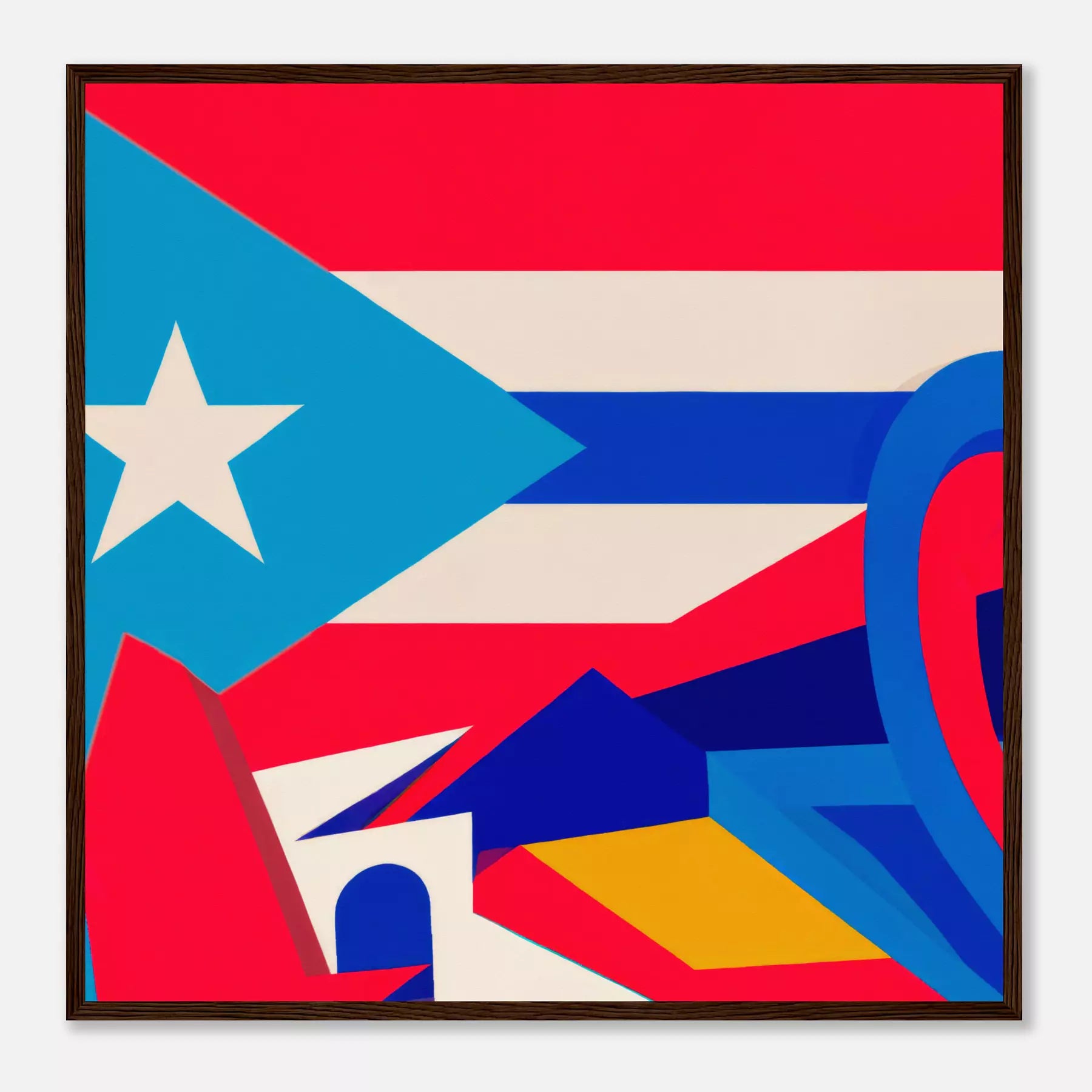 Puerto Rico - Flag Inspired Art