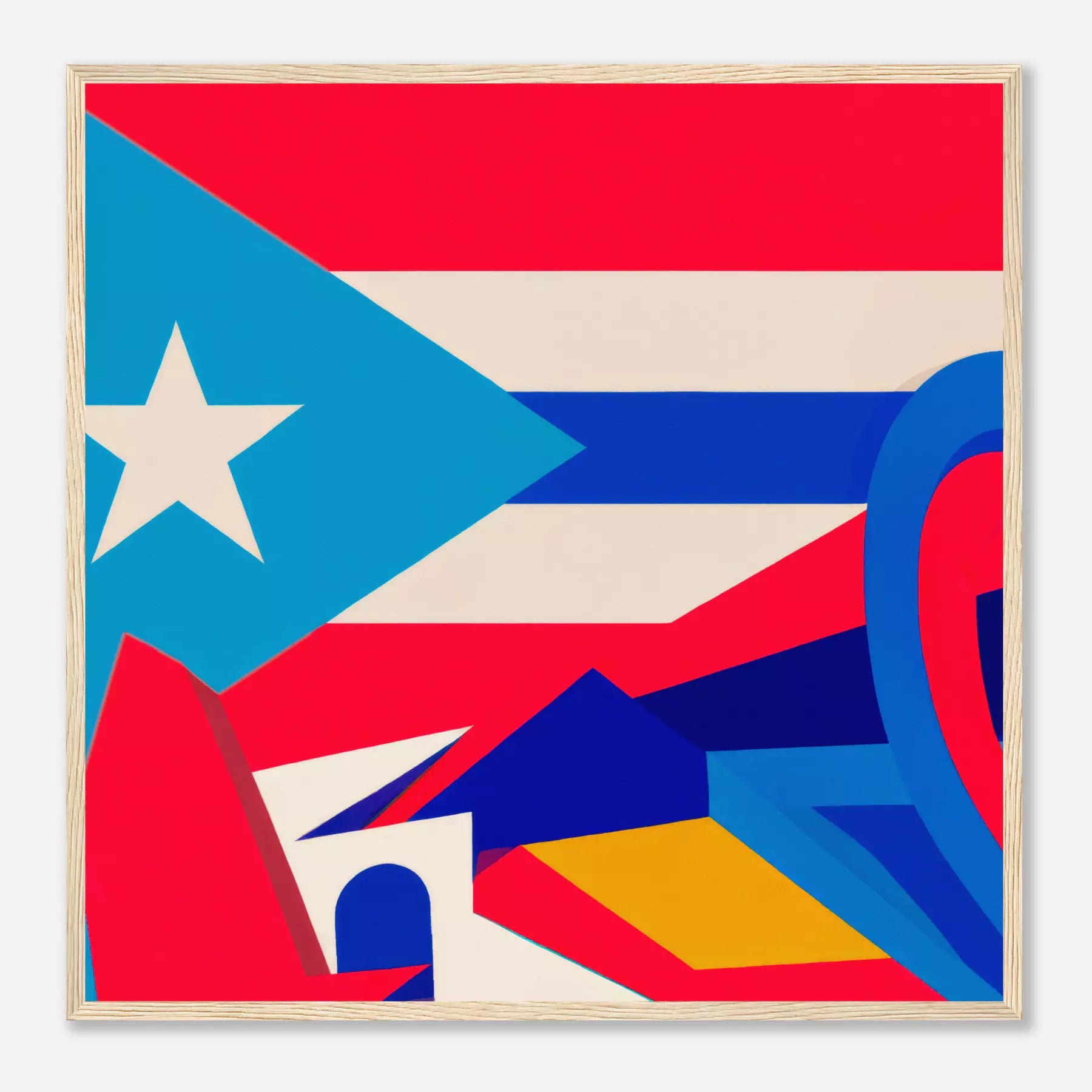 Puerto Rico - Flag Inspired Art