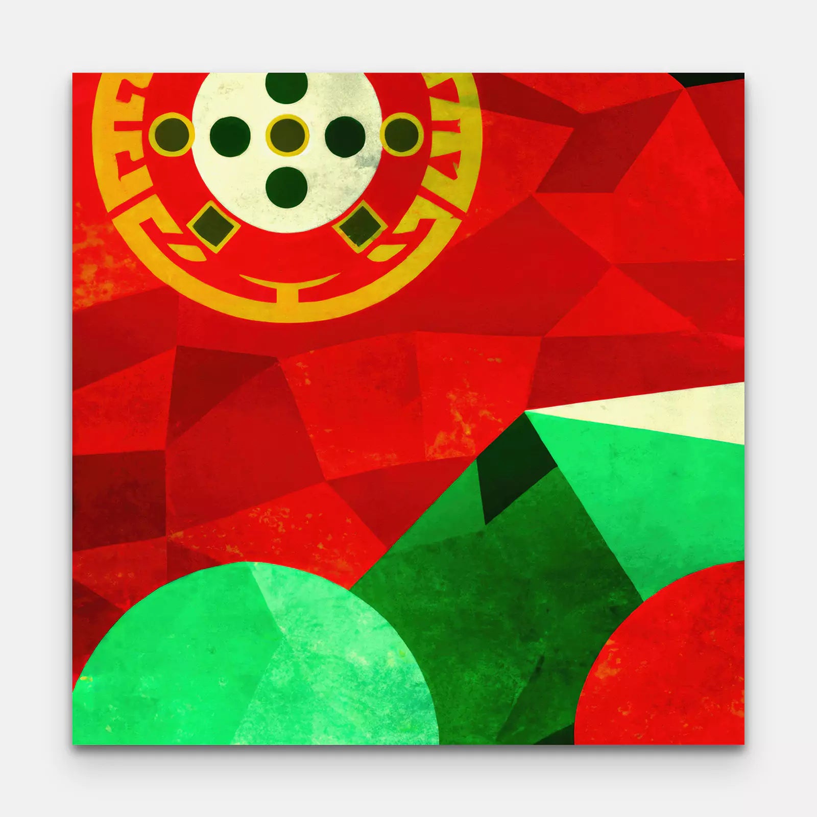 Portugal - Flag Inspired Art