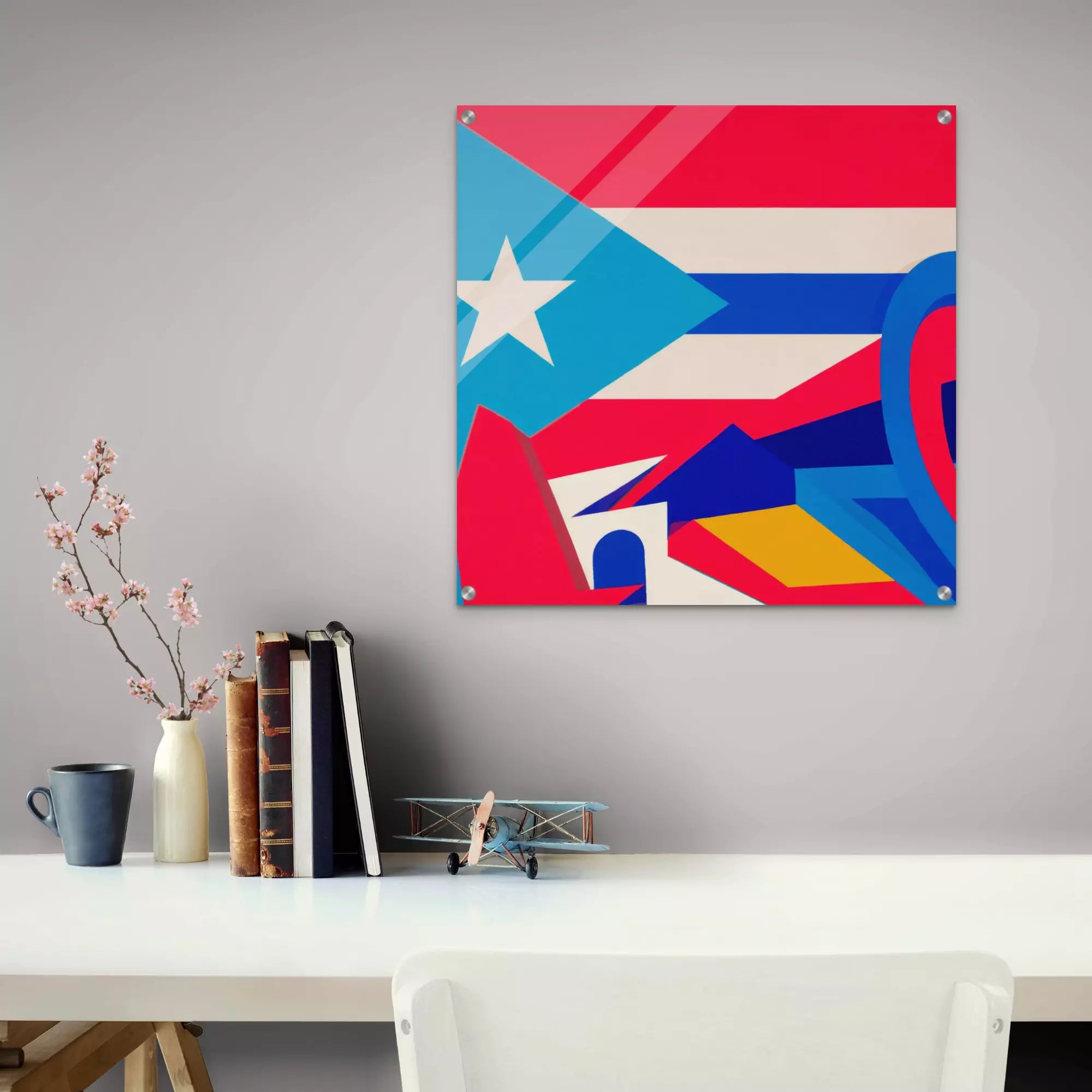 Puerto Rico - Flag Inspired Art