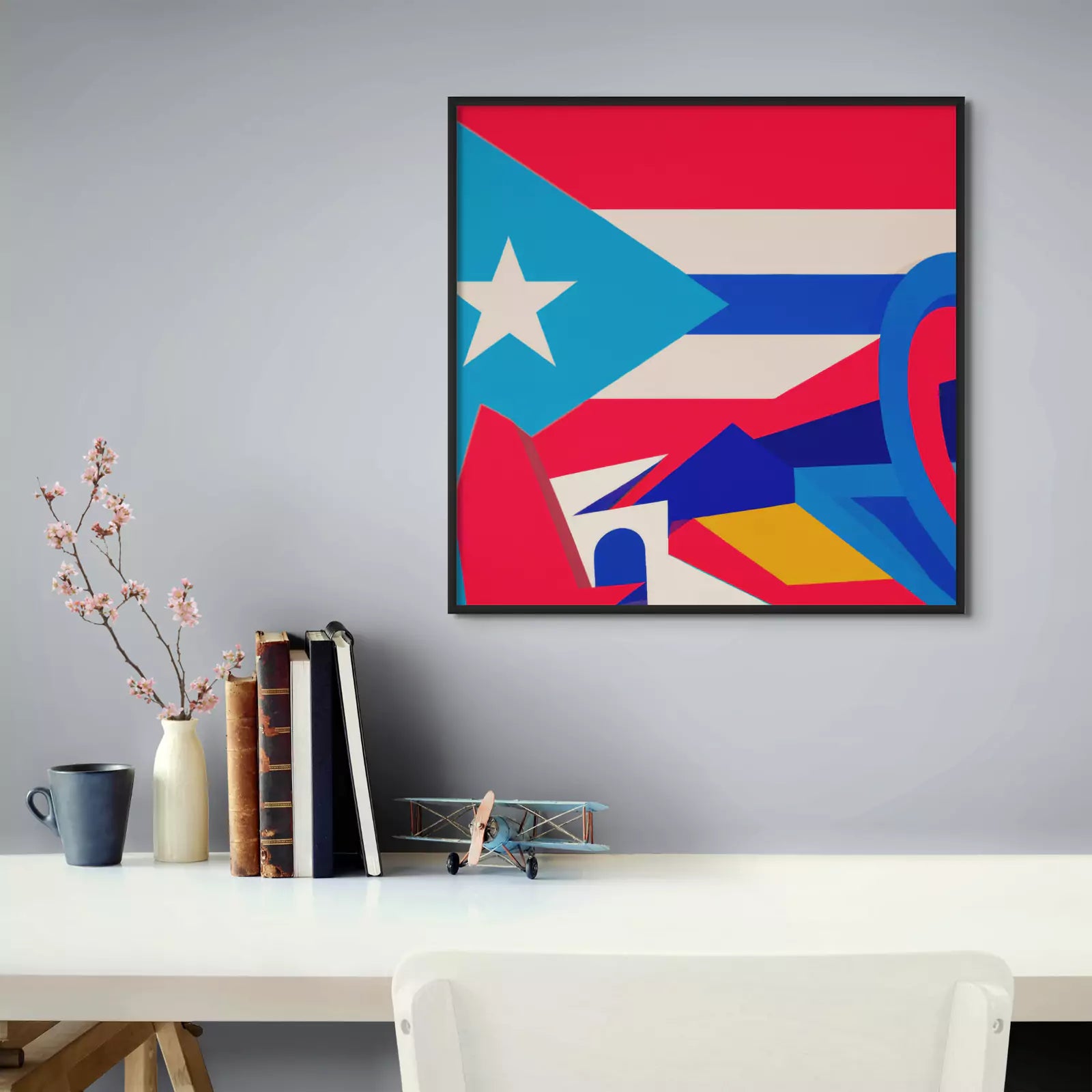 Puerto Rico - Flag Inspired Art