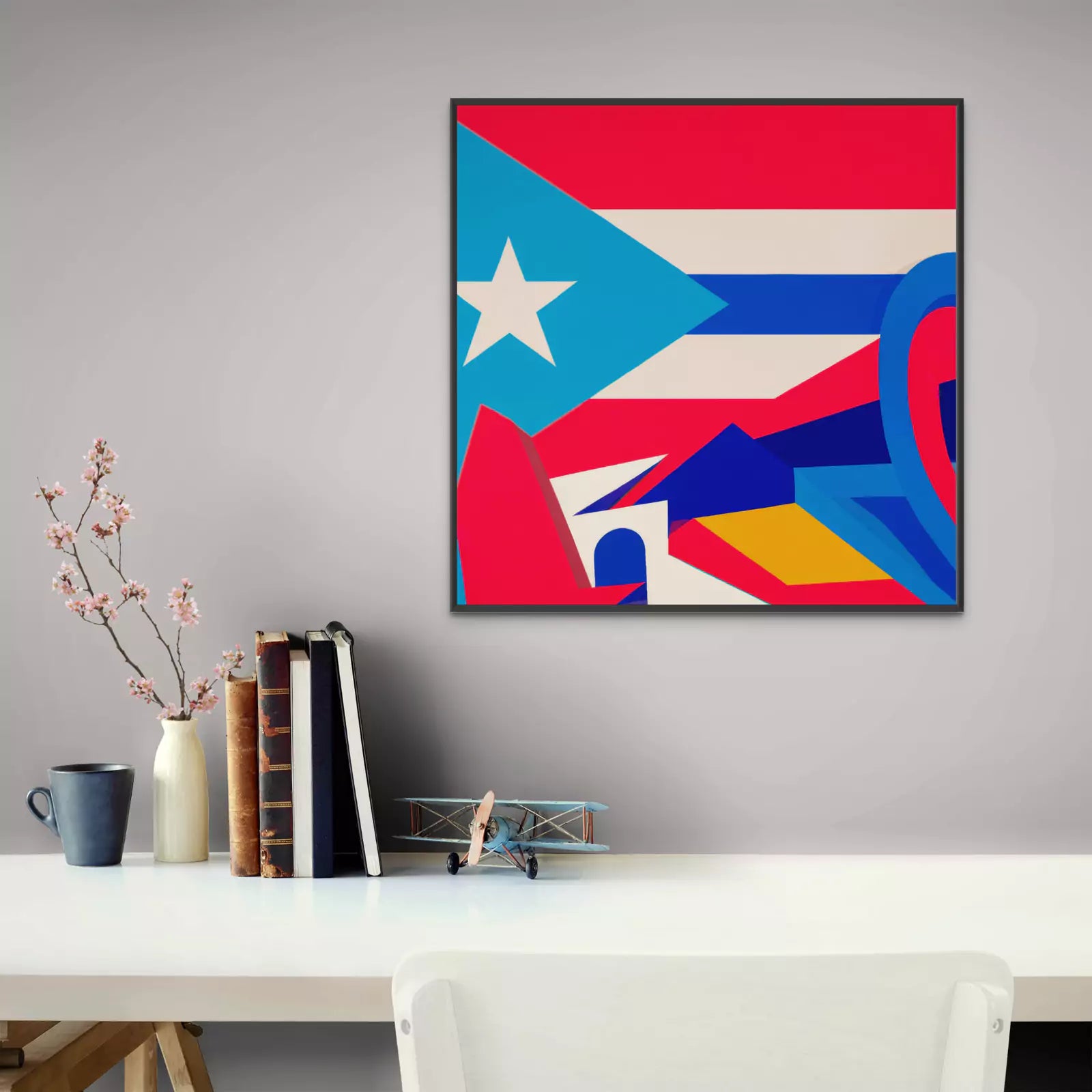 Puerto Rico - Flag Inspired Art