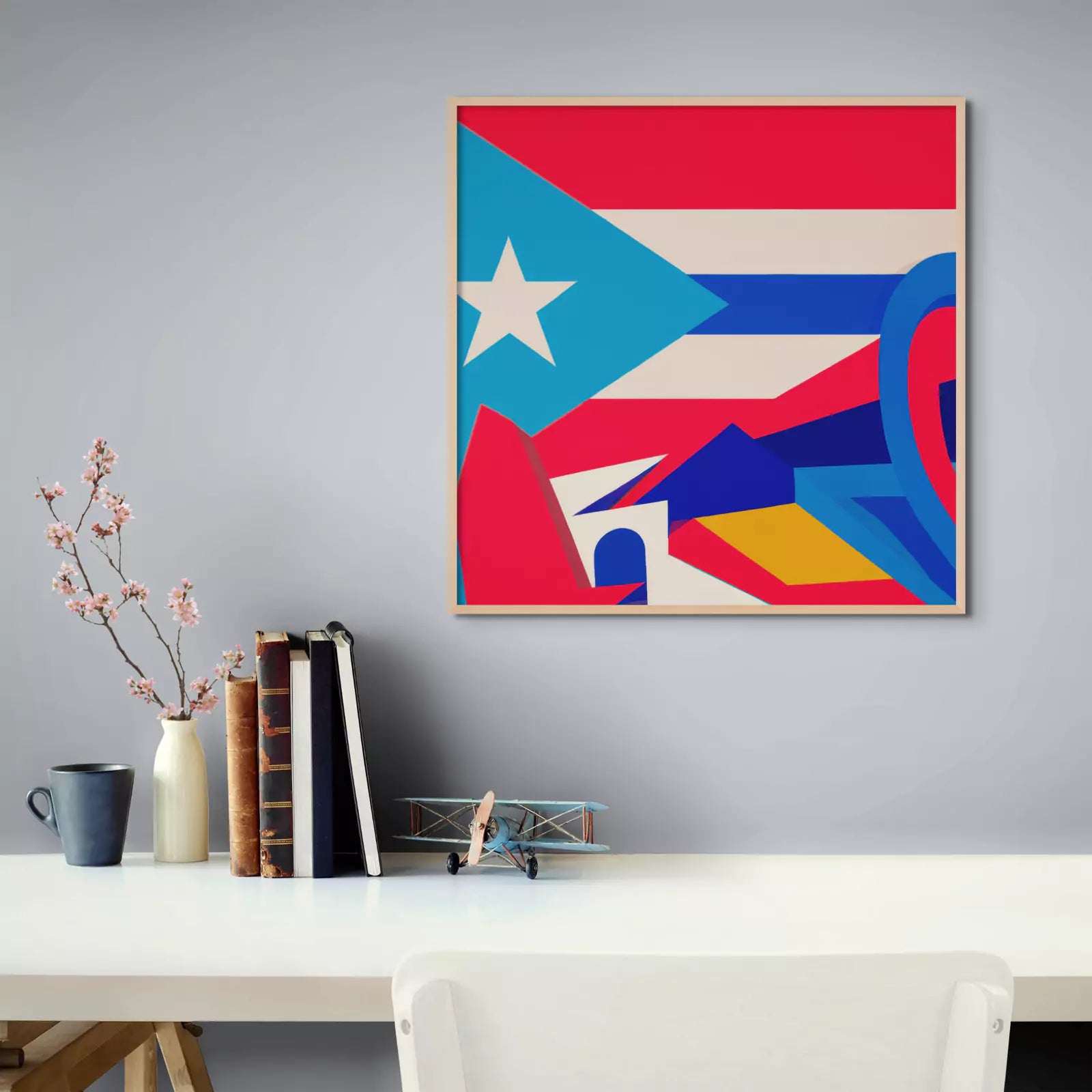 Puerto Rico - Flag Inspired Art