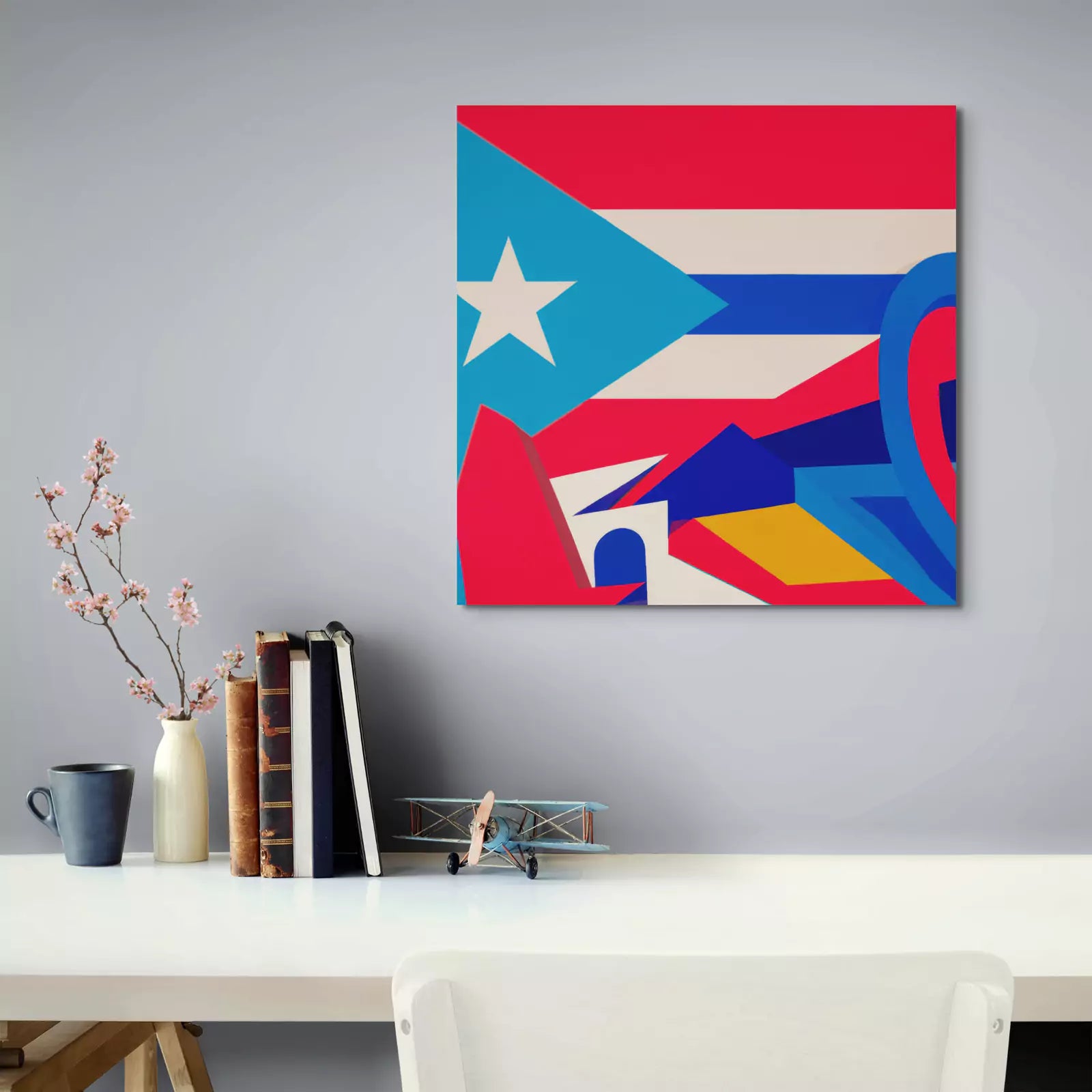 Puerto Rico - Flag Inspired Art