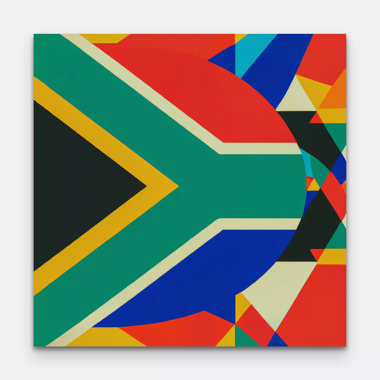 South Africa - Flag Inspired Art