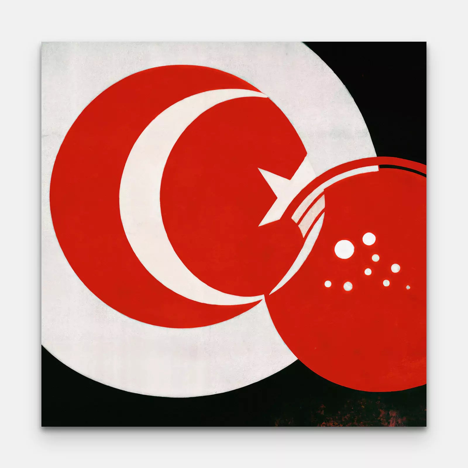 Turkey - Flag Inspired Art